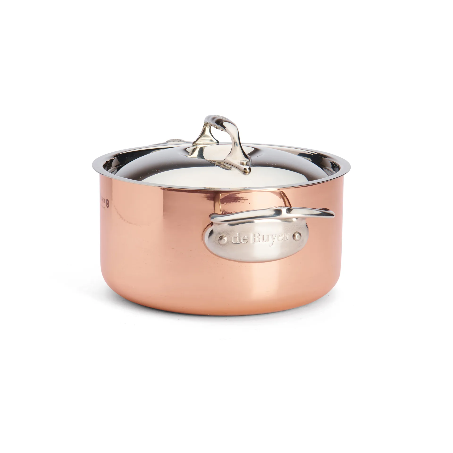 Prima Matera braadpan met deksel inductie, 20 cm De Buyer