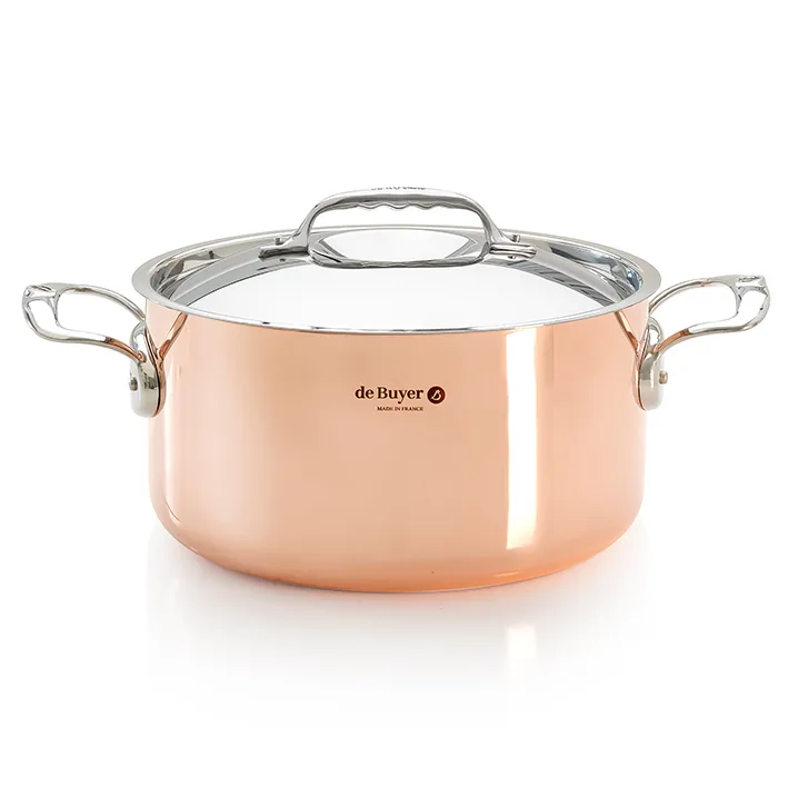 Prima Matera braadpan met deksel inductie, 28 cm De Buyer