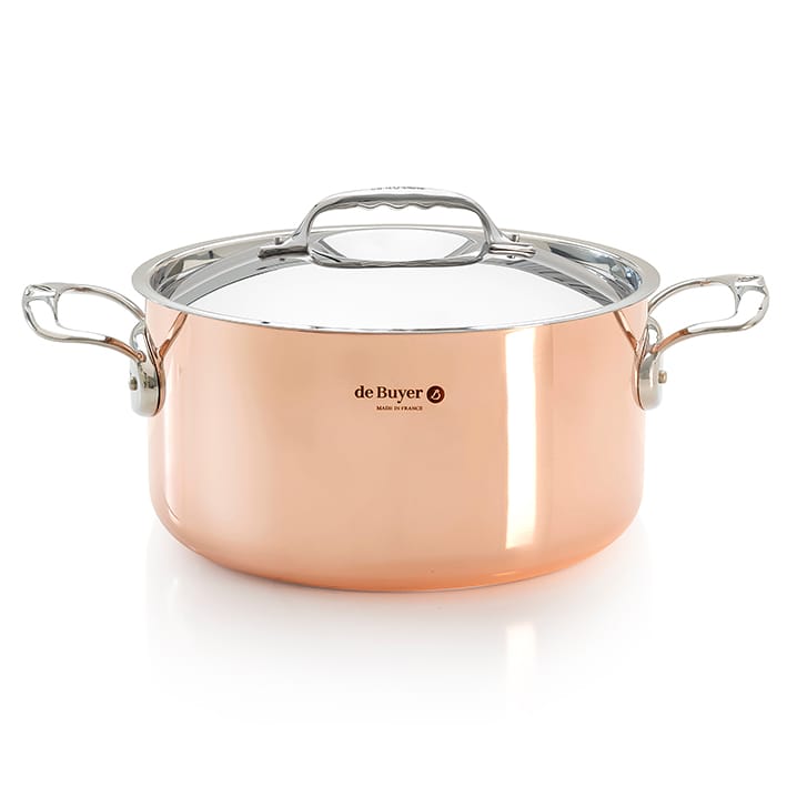 Prima Matera braadpan met deksel inductie - 28 cm - De Buyer