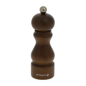 Rumba zout- en pepermolen keramiek 14 cm - Donkerbruin - De Buyer