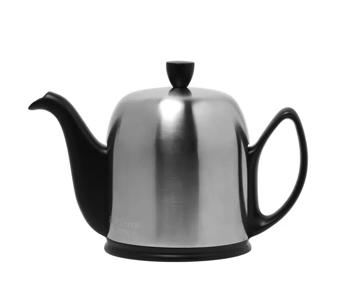 Salam Noir mat theepot 6 kopjes - Zwart - Degrenne