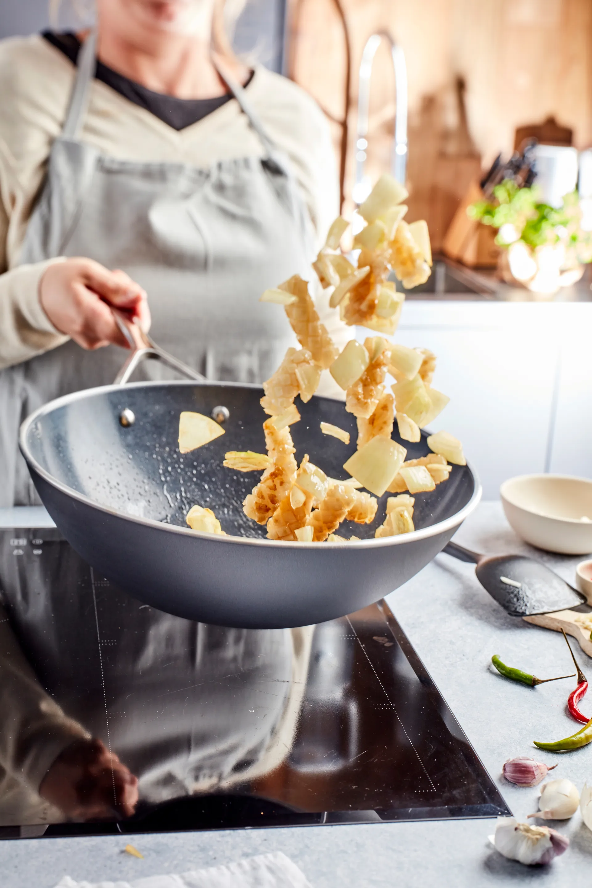 Alu Pro 5 Ceraforce wokpan keramisch 5-ply, Ø30 cm Demeyere