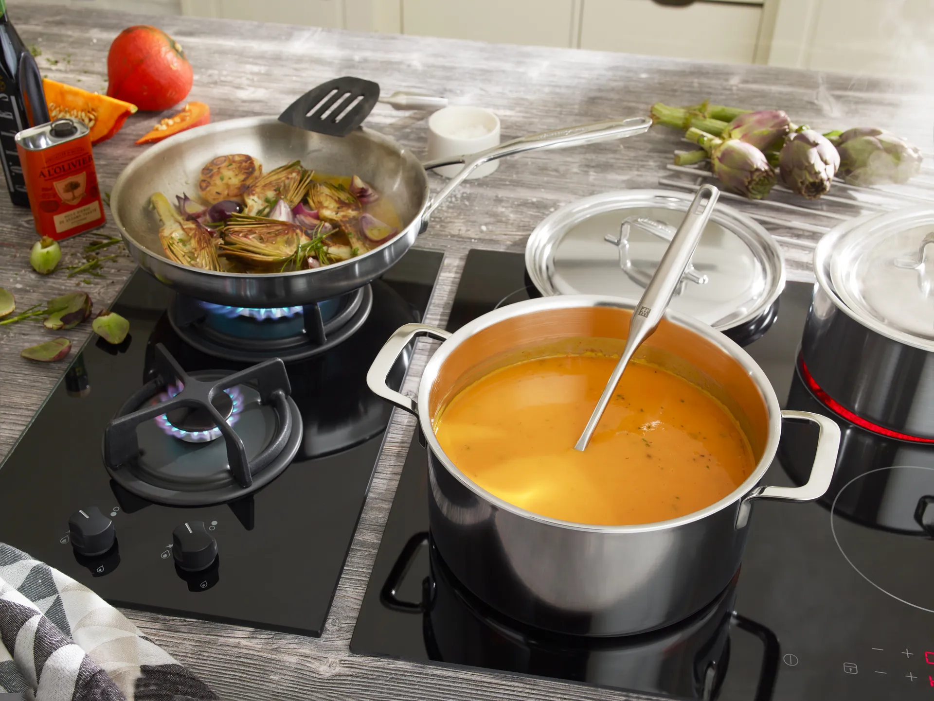 Demeyere 5-Plus kookpan roestvrij staal, 8 L Demeyere