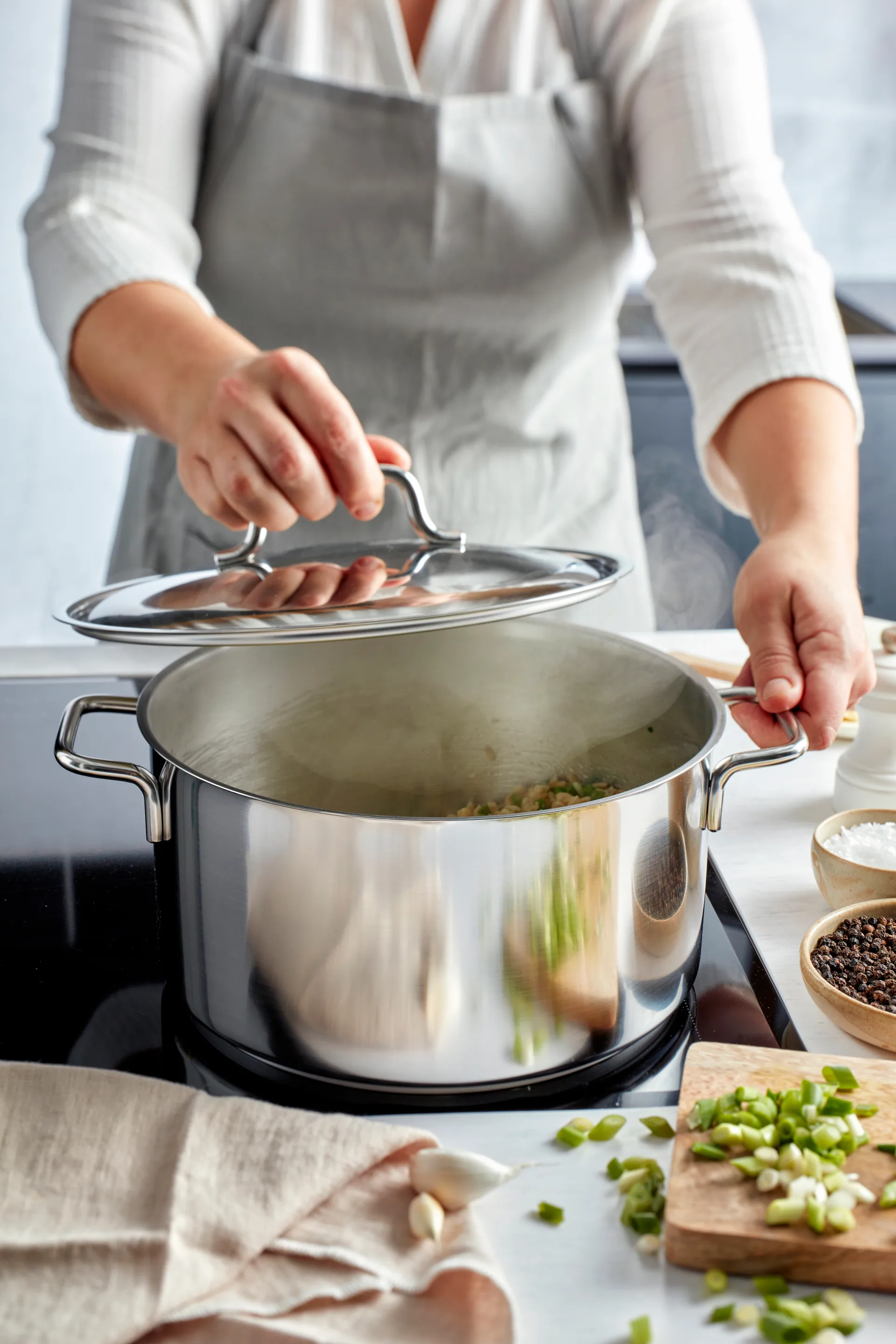 Demeyere Apollo 7 kookpan laag roestvrij staal, 4 L Demeyere