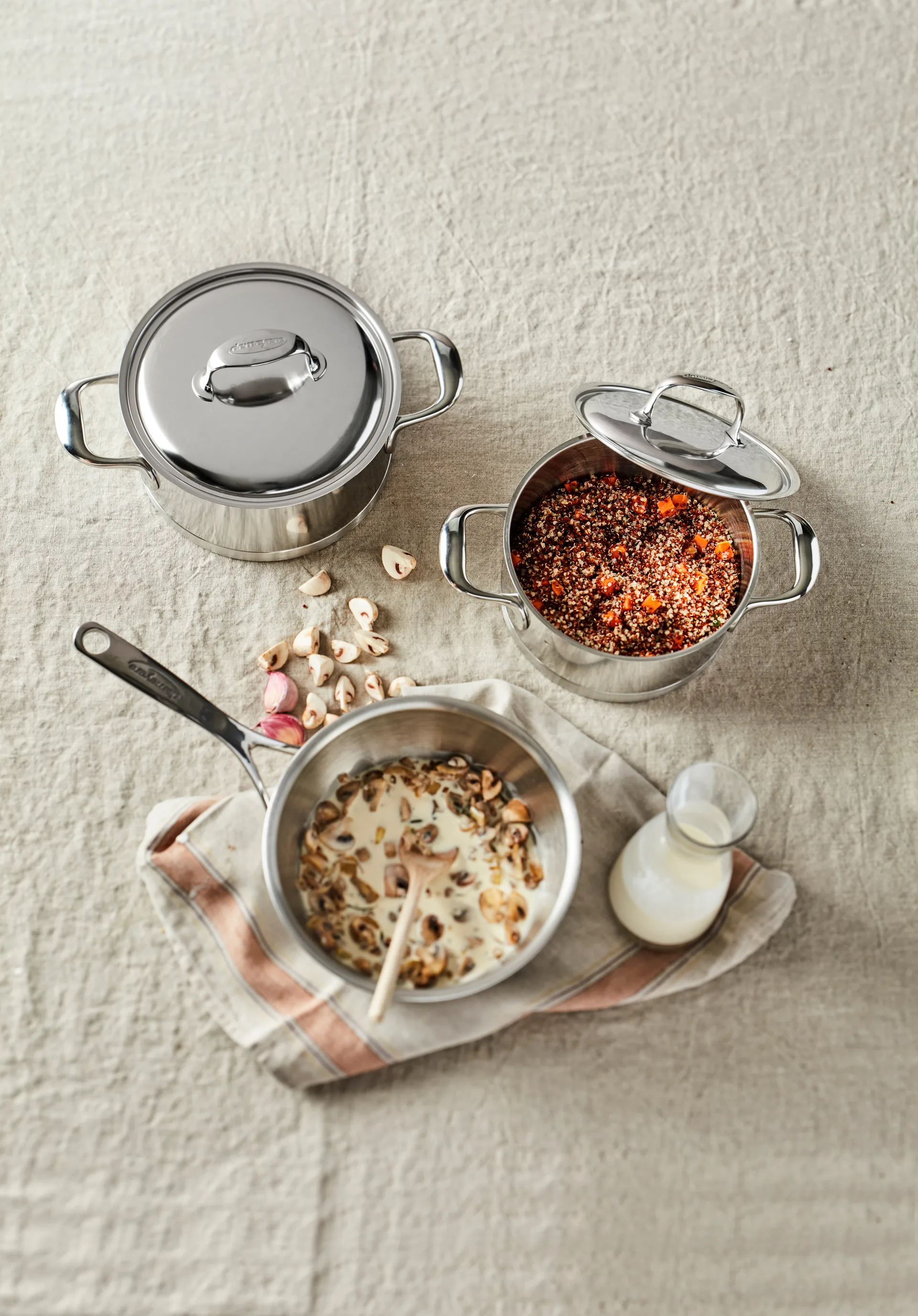 Demeyere Atlantis 7 kookpan laag roestvrij staal, 3 L Demeyere