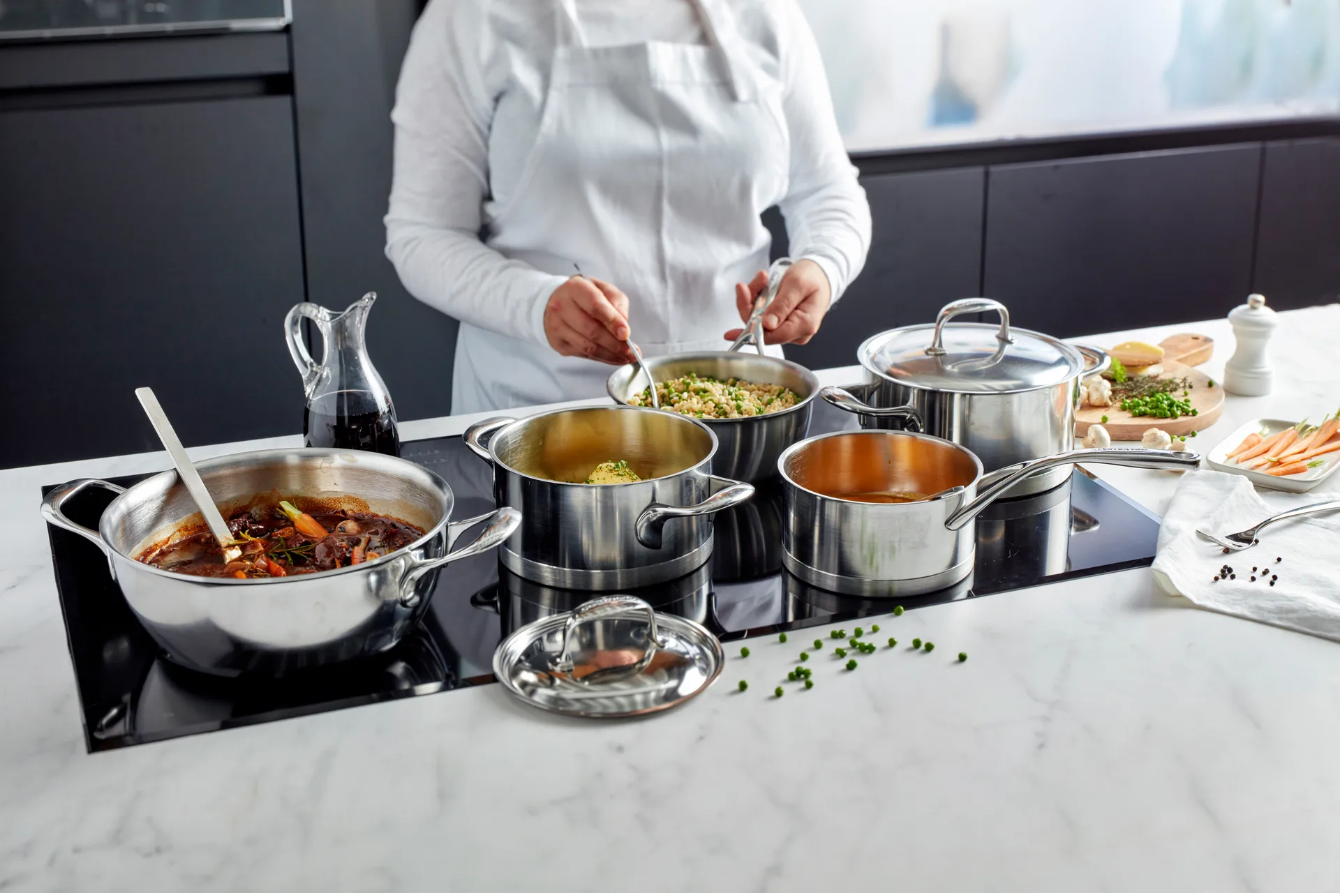 Demeyere Atlantis 7 kookpan laag roestvrij staal, 4 L Demeyere