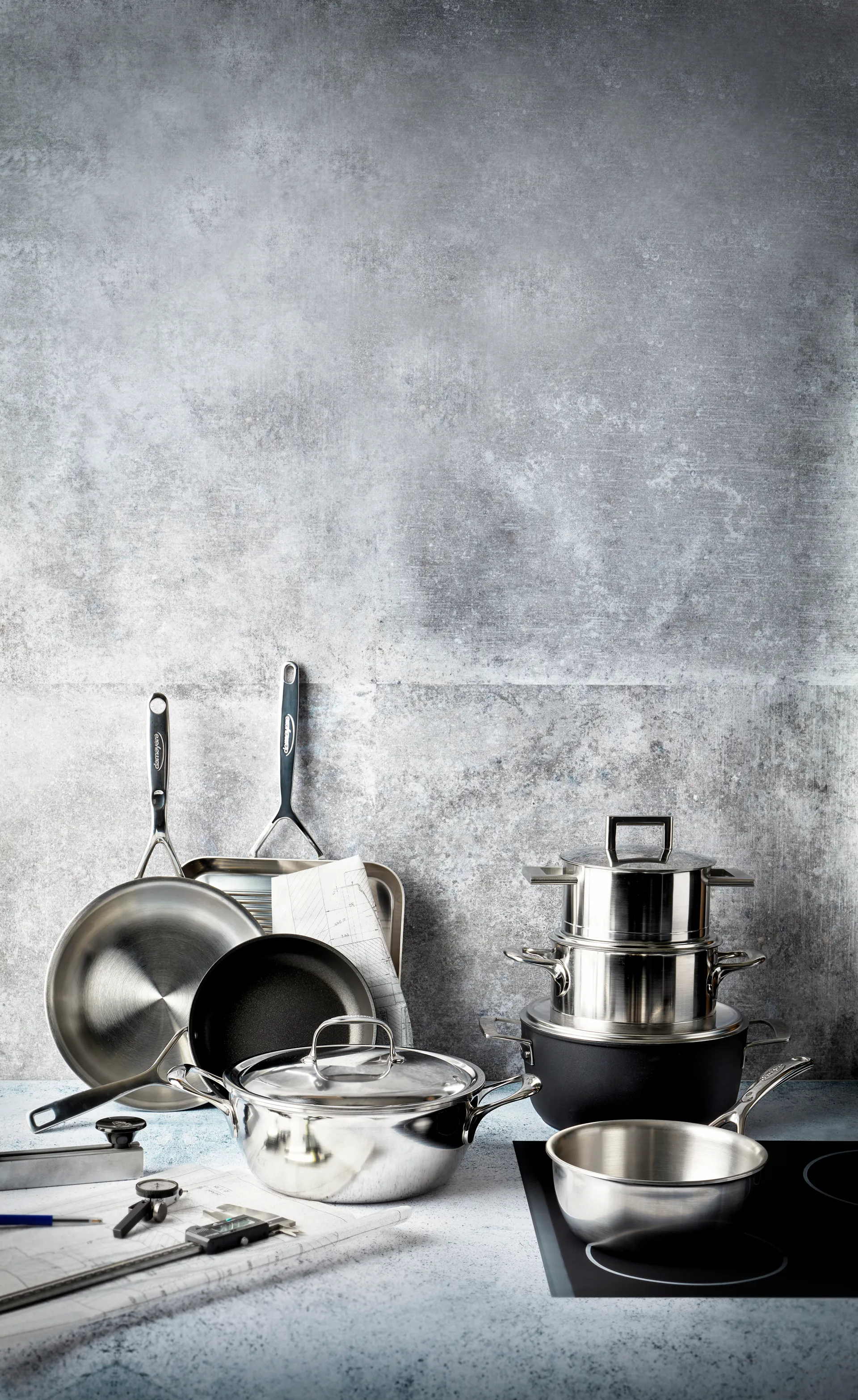 Demeyere Atlantis 7 serveerpan roestvrij staal, 4,8 L Demeyere