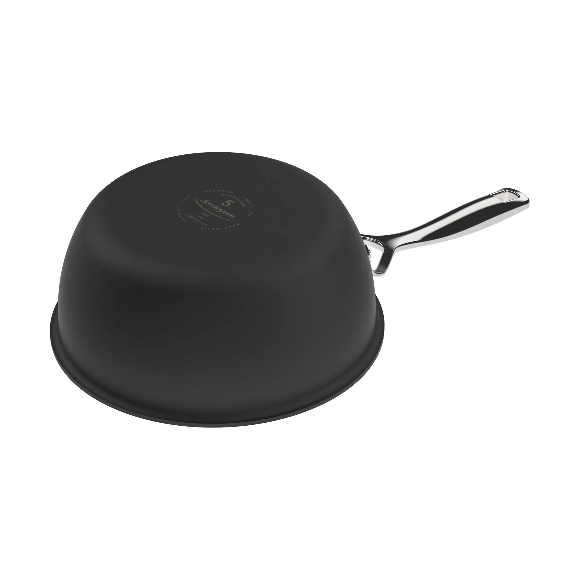 Demeyere Black 5 sauteuse 5-ply roestvrij staal, Ø20 cm Demeyere