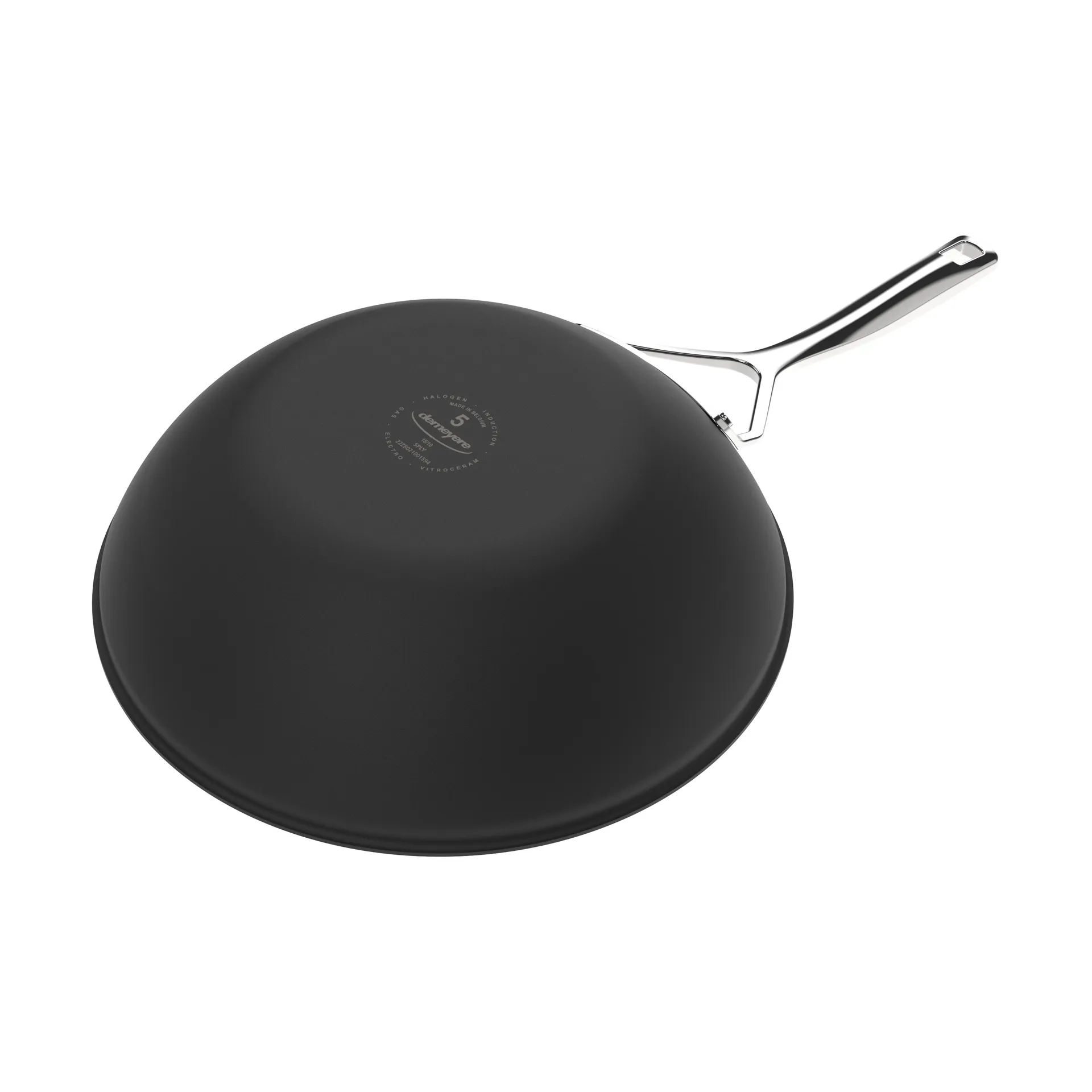 Demeyere Black 5 wokpan roestvrij staal, Ø30 cm Demeyere