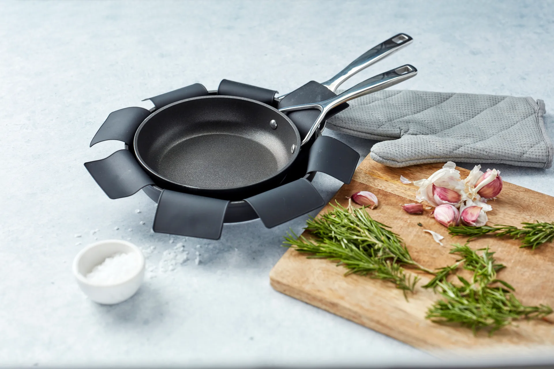 Demeyere koekenpanbeschermer siliconen 2-pack, Ø40 cm Demeyere