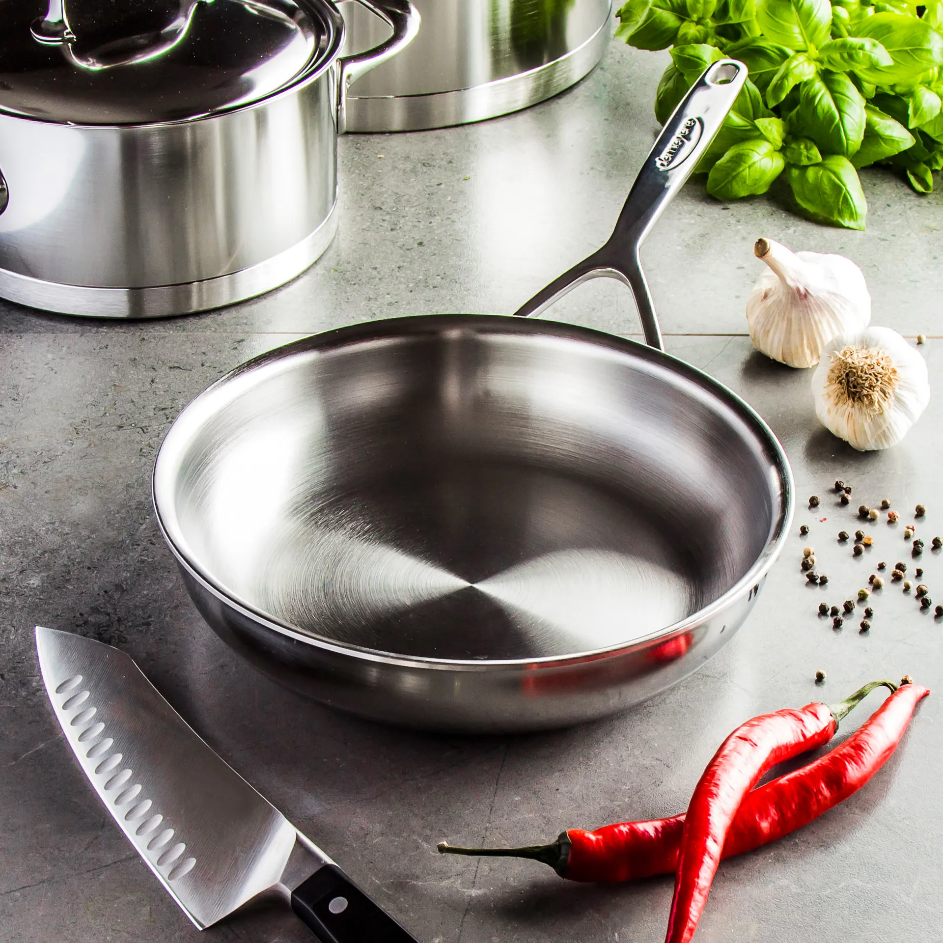 Multiline 7 koekenpan roestvrij staal 7-ply, Ø20 cm Demeyere