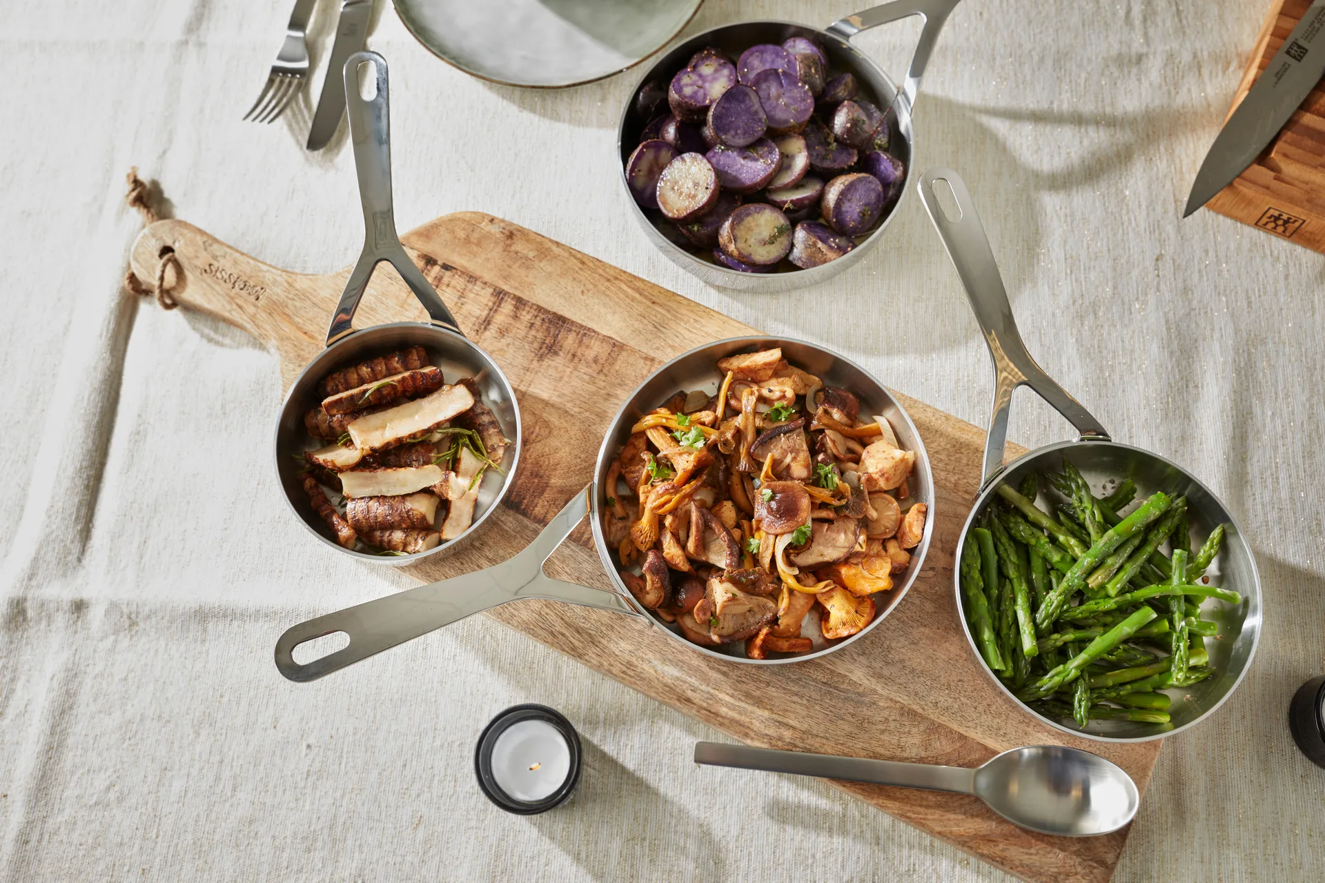 Specialties 3 koekenpan mini roestvrij staal 3-ply, Ø14 cm Demeyere