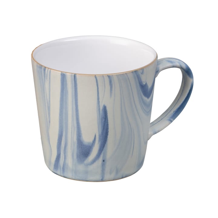 Denby Marbled beker 40 cl, Blauw Denby