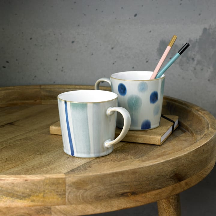 Denby Spot beker 40 cl, Blauw Denby