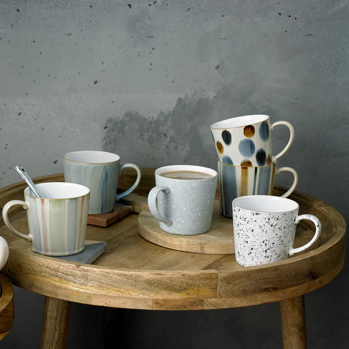 Denby Spot beker 40 cl, Bruin Denby