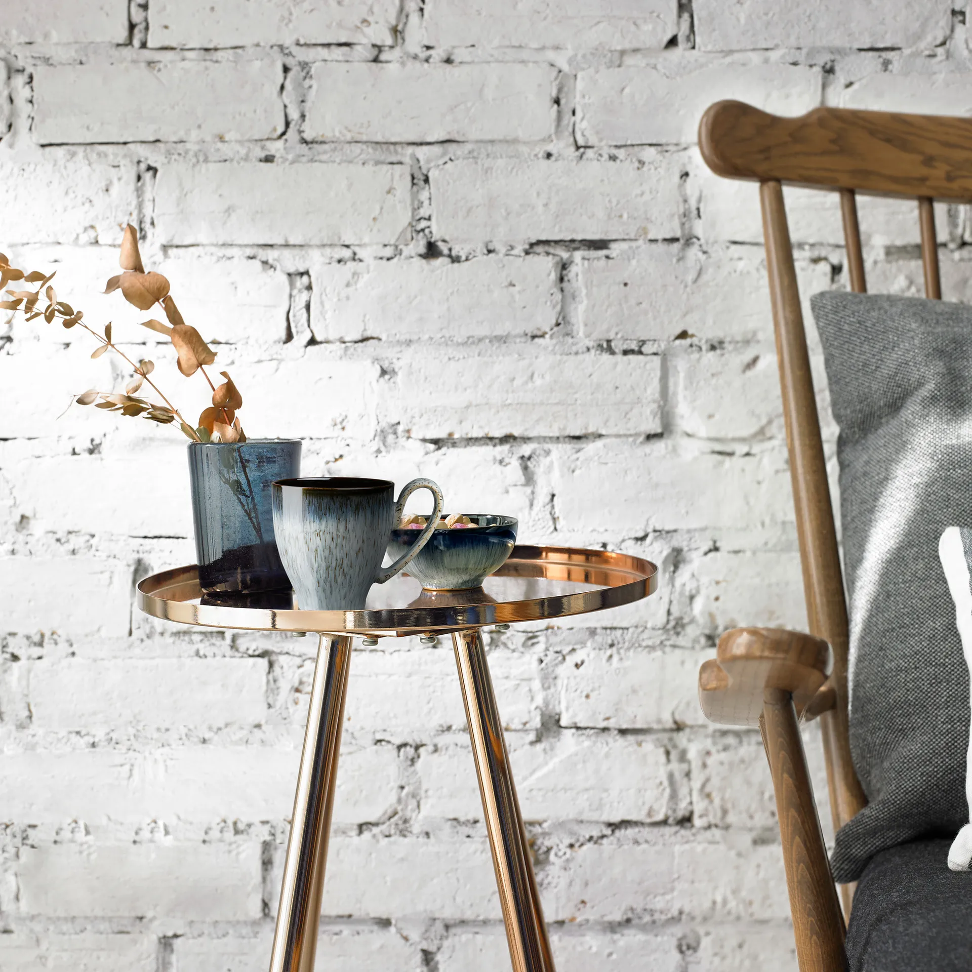 Halo beker 42 cl, Blauw-grijs-zwart Denby