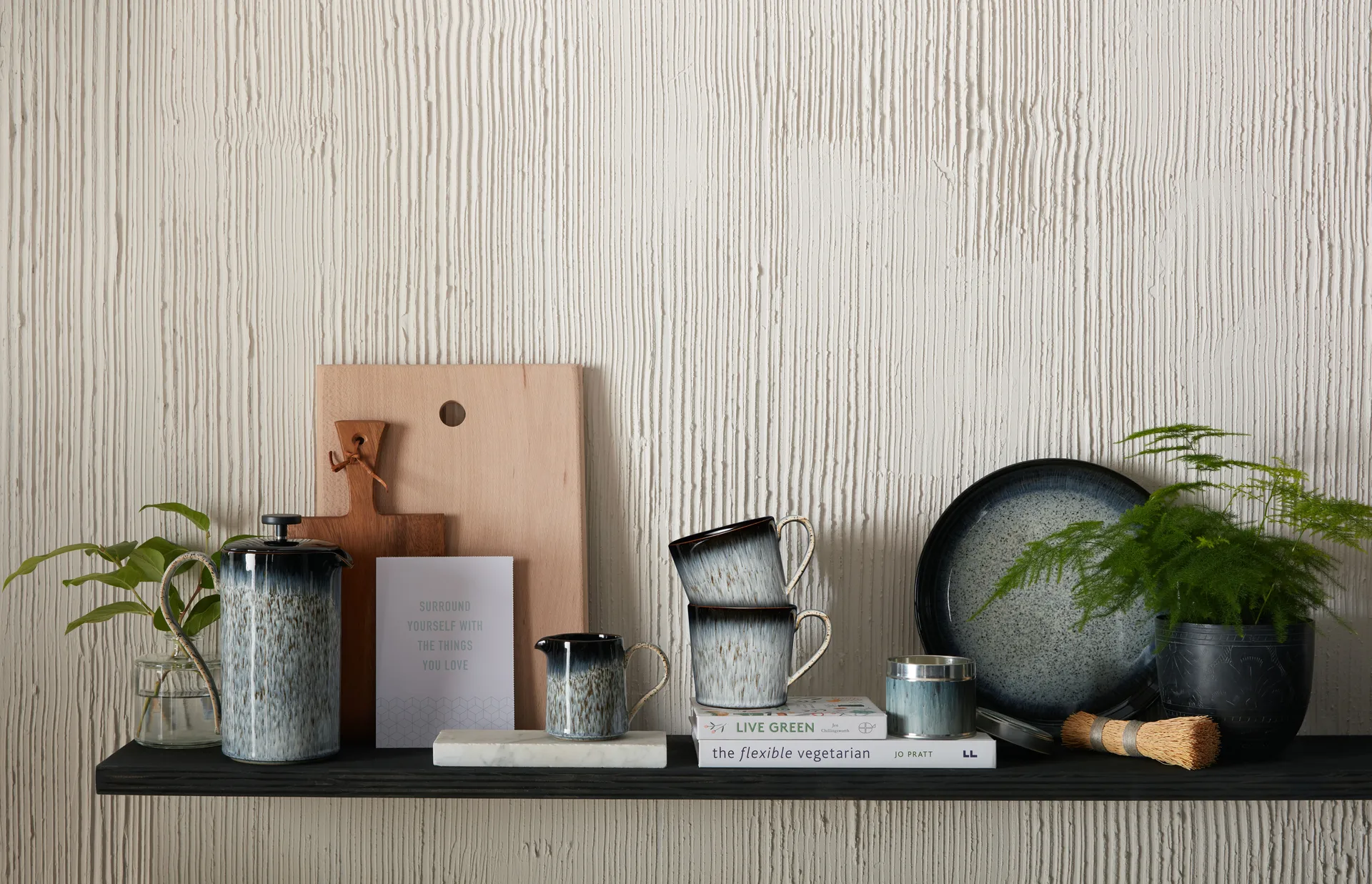 Halo brew kan 0,2 l, Blauw-grijs-zwart Denby