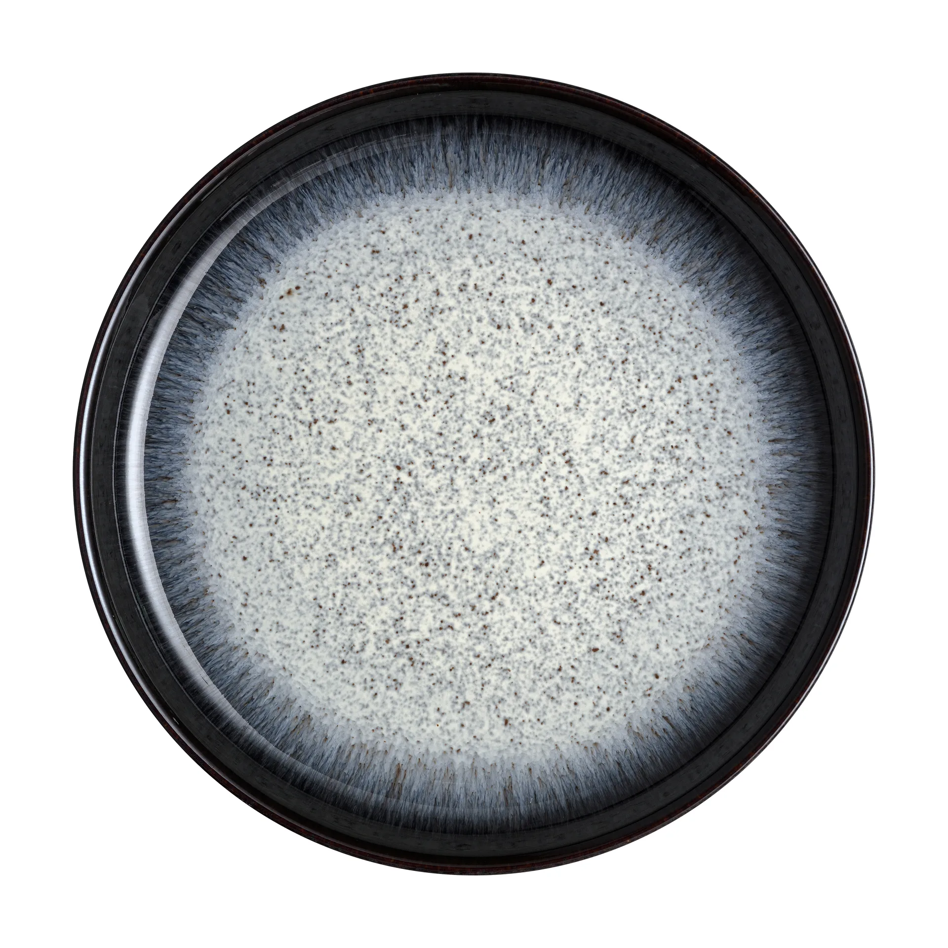 Halo Coupe bord 26 cm, Blauw-grijs-zwart Denby