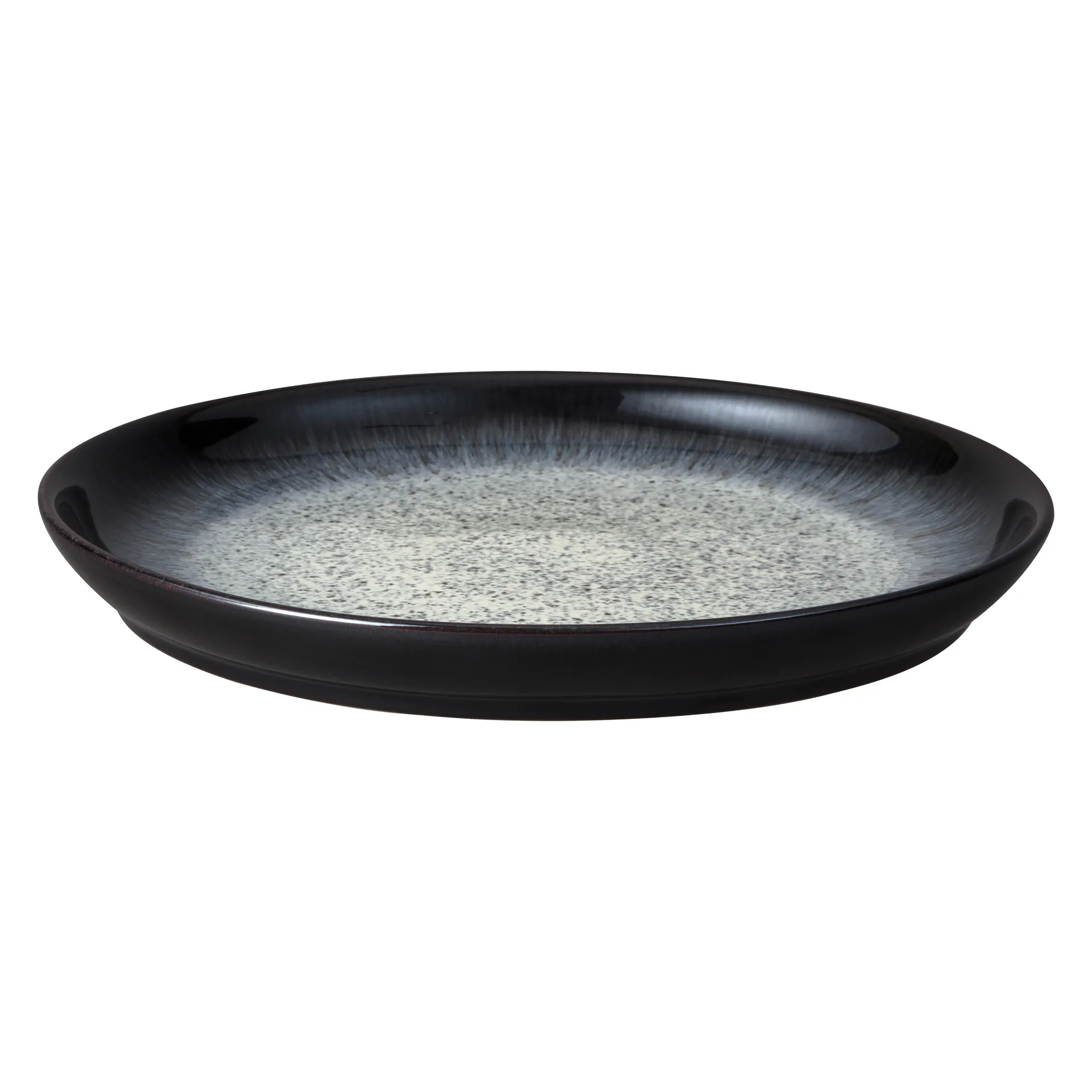 Halo Coupe bord 26 cm, Blauw-grijs-zwart Denby