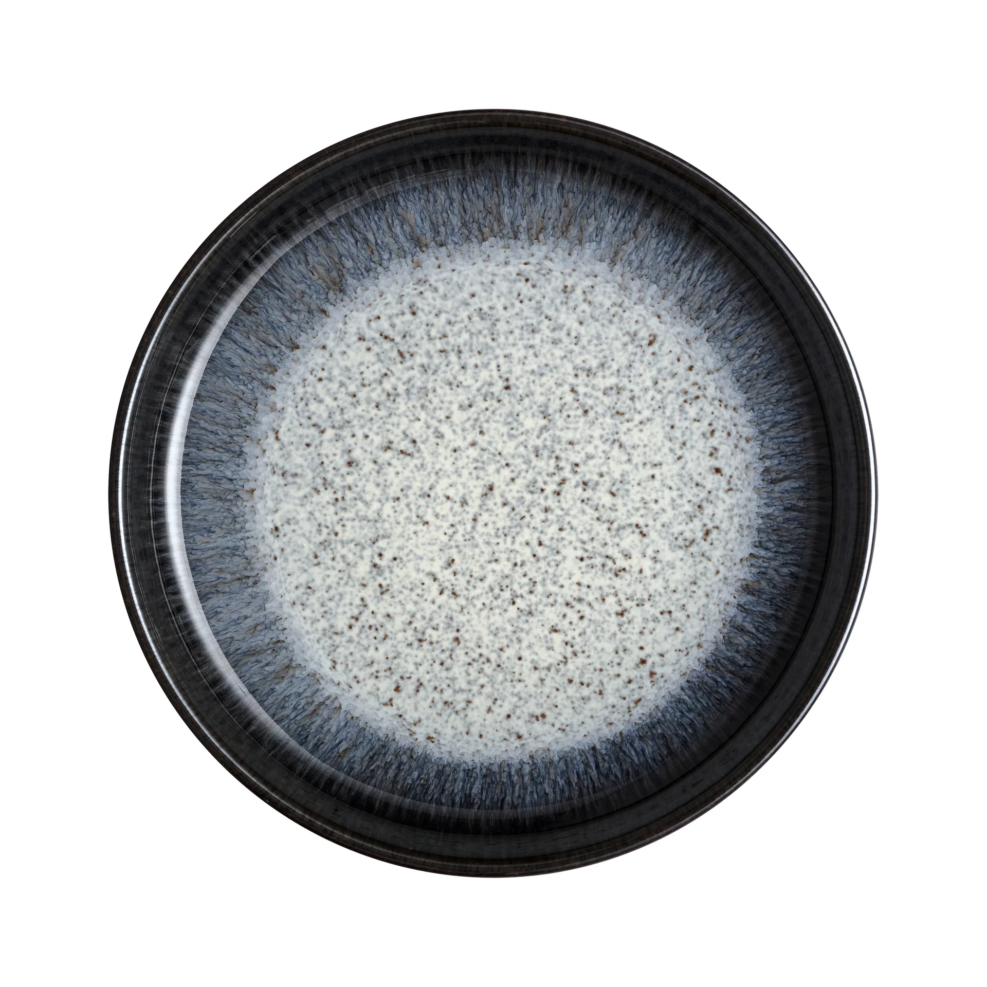 Halo Coupe bordje 21 cm, Blauw-grijs-zwart Denby