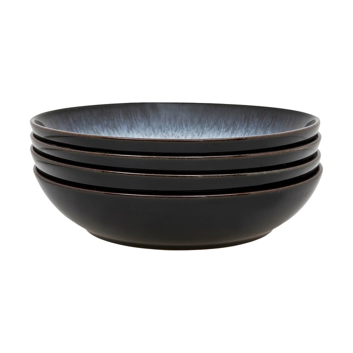 Halo pastabord 22 cm 4-pack - Blauw-grijs-zwart - Denby