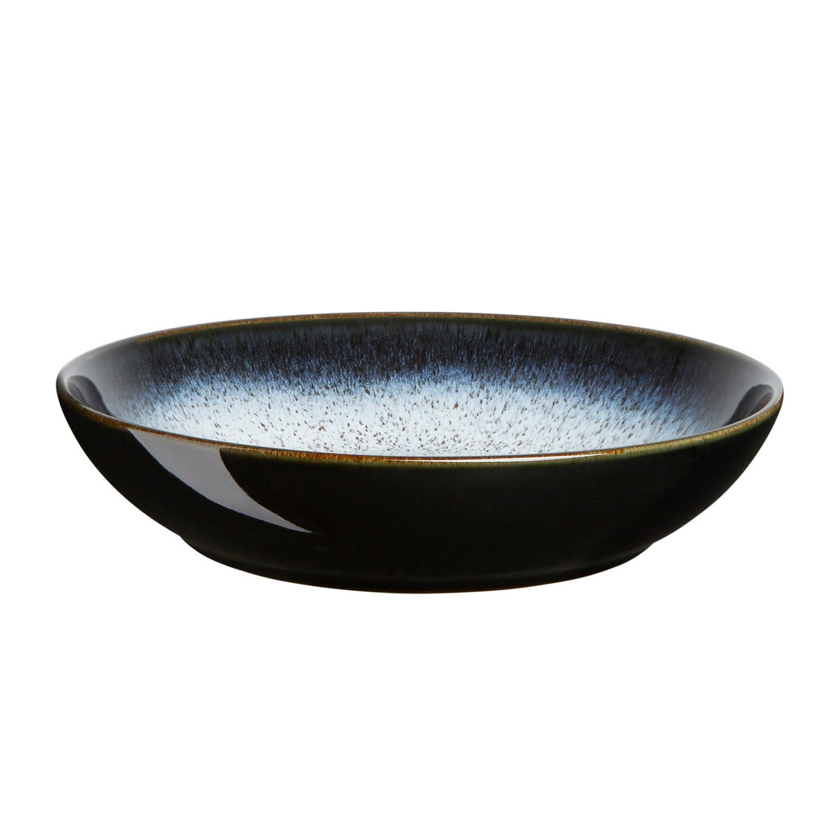 Denby Halo pastabord 22 cm Blauw-grijs-zwart | Scandinavisch Interieur | Serveerschalen | Zwart