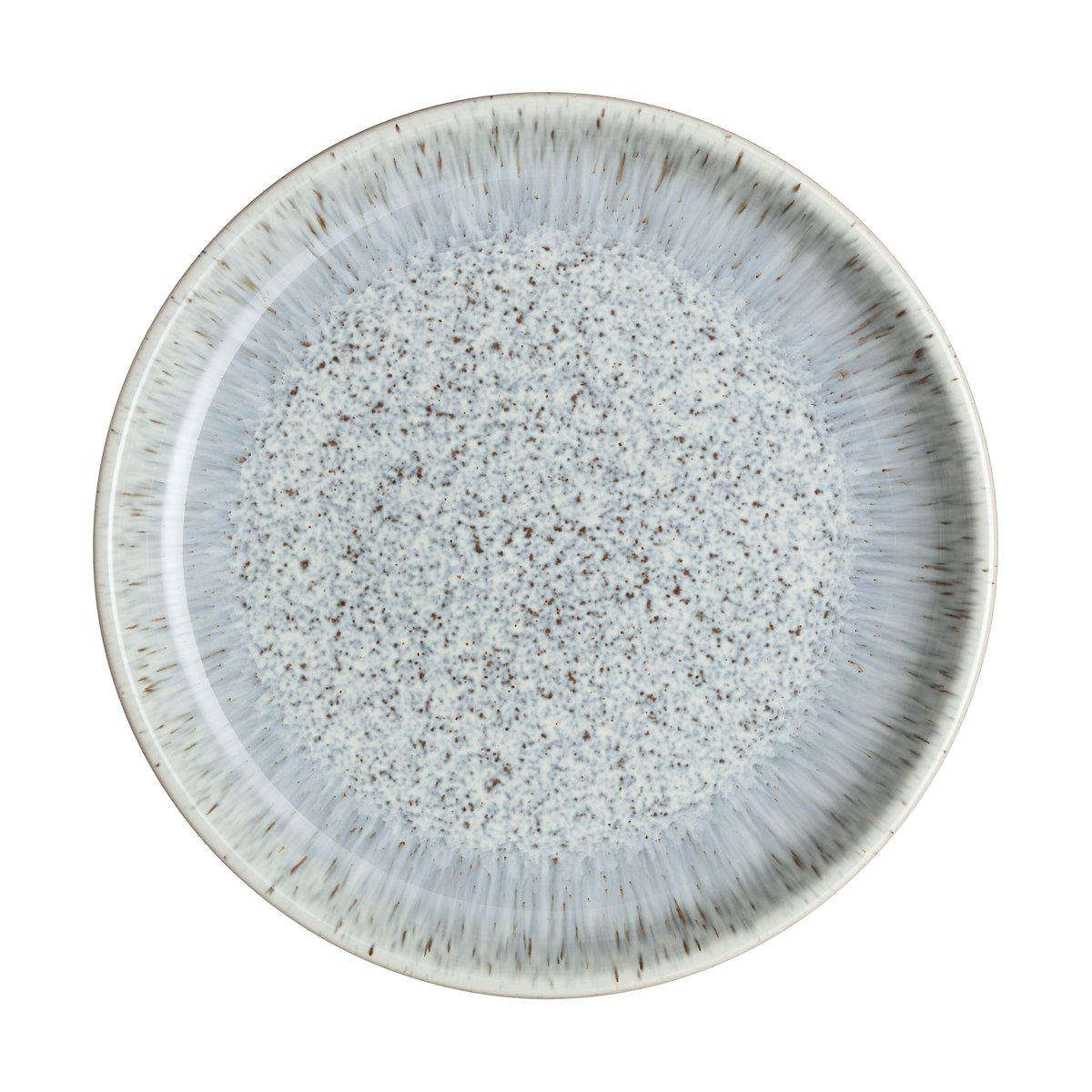Denby Halo Speckle coupe bord 21 cm Grijs-bruin