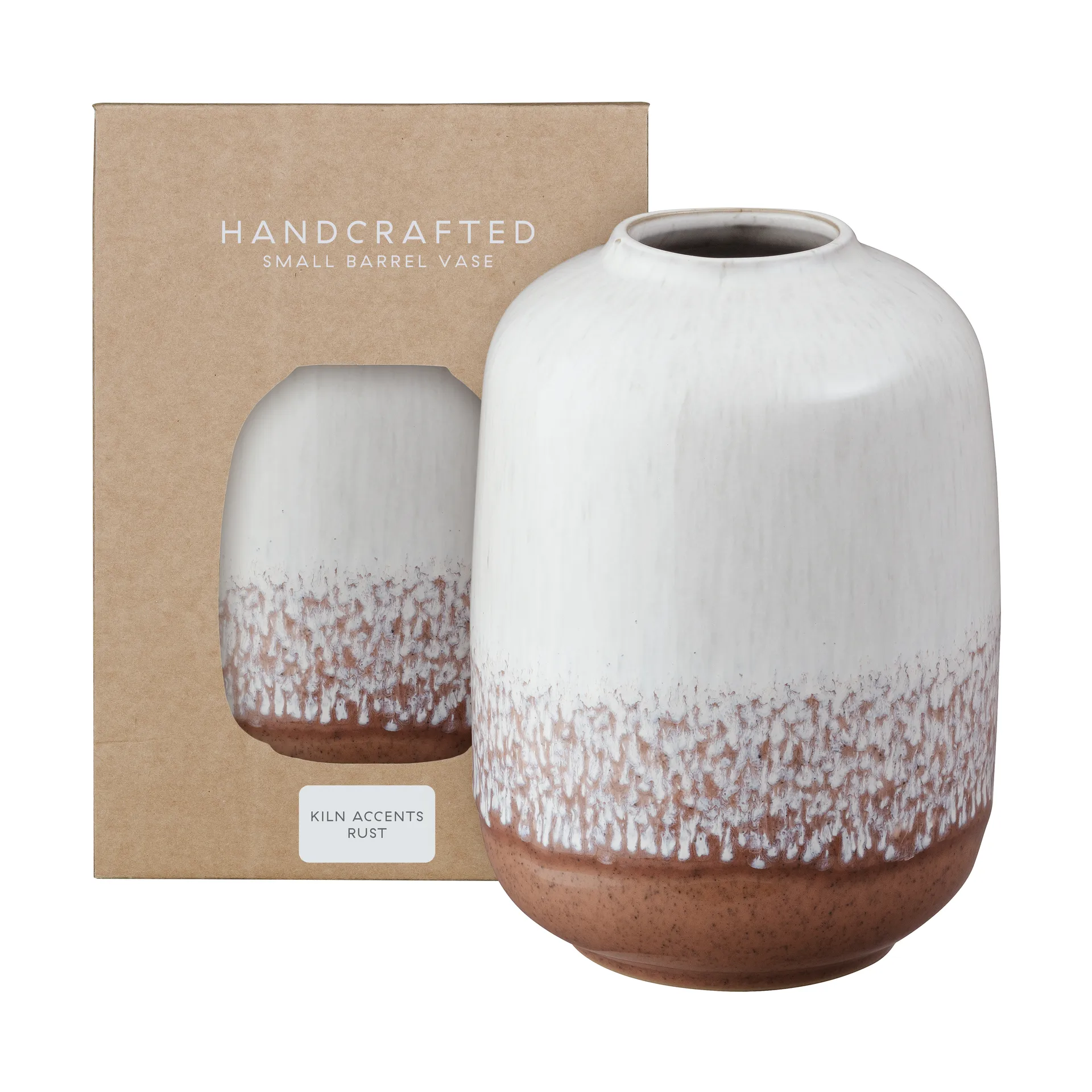 Kiln Accents vaas S 18 cm, Rust Denby