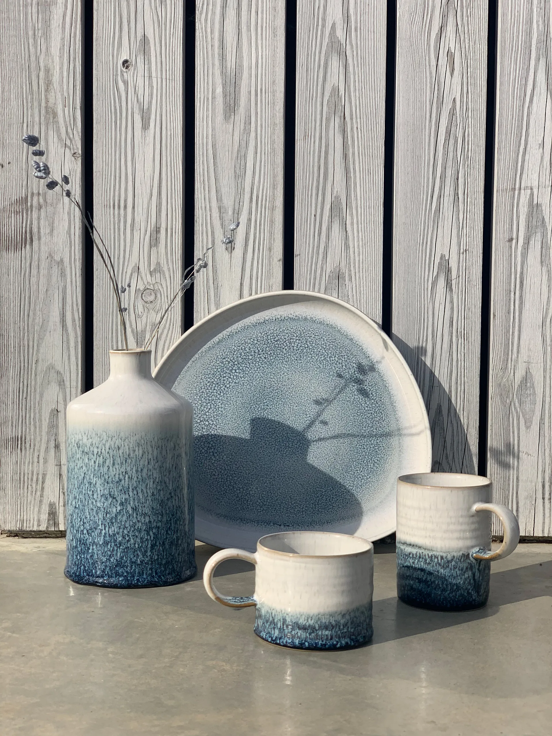 Kiln blue Alt serveerschaal, Small, Ø13 cm Denby
