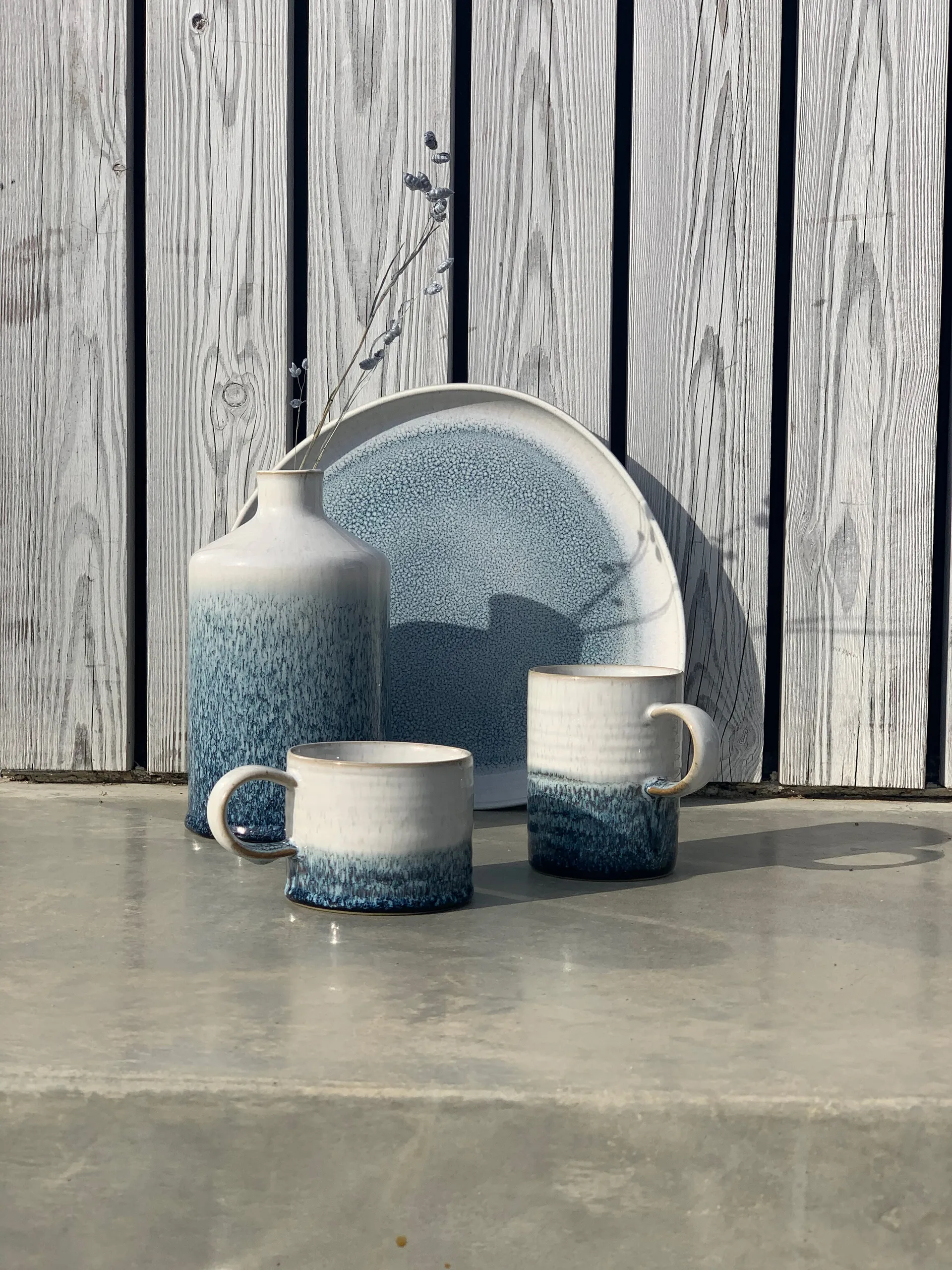 Kiln blue Alt serveerschaal, Small, Ø13 cm Denby