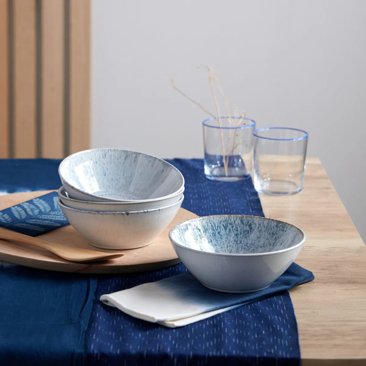Kiln blue cereal kom , 64 cl Denby