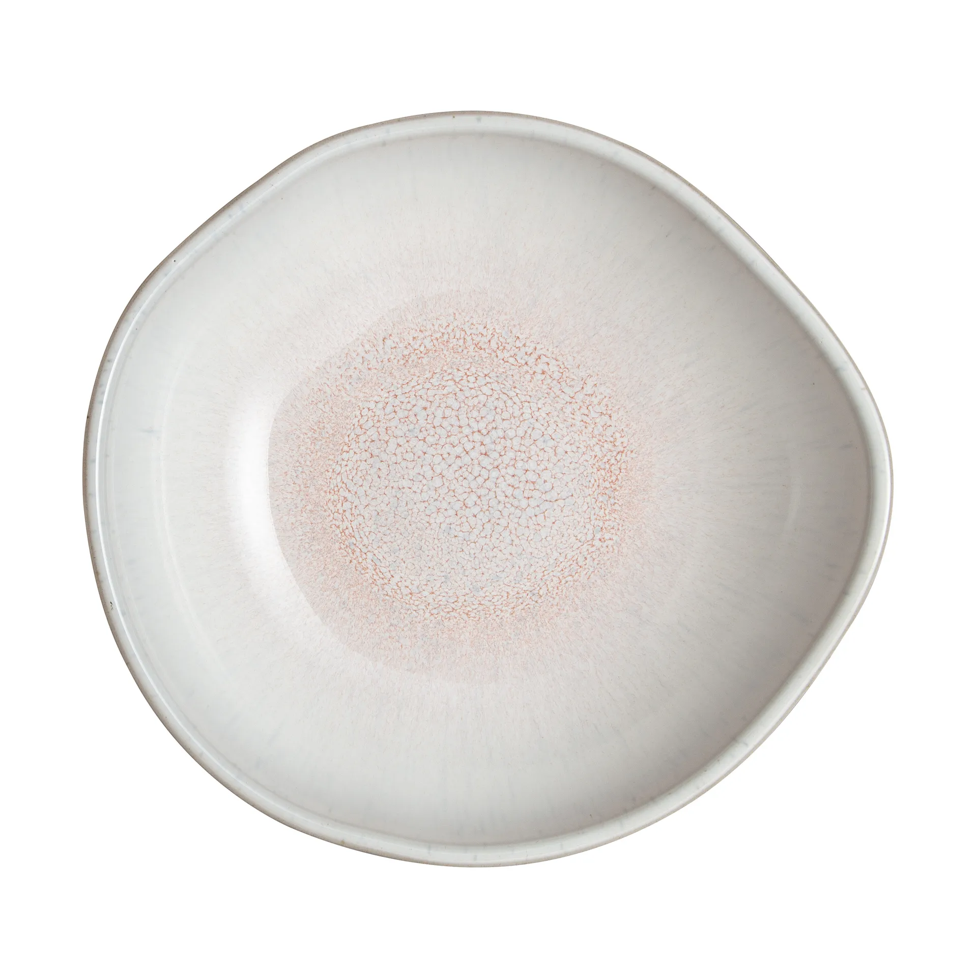 Kiln Coral serveerschaal, Koraal-beige, 19×18 cm Denby