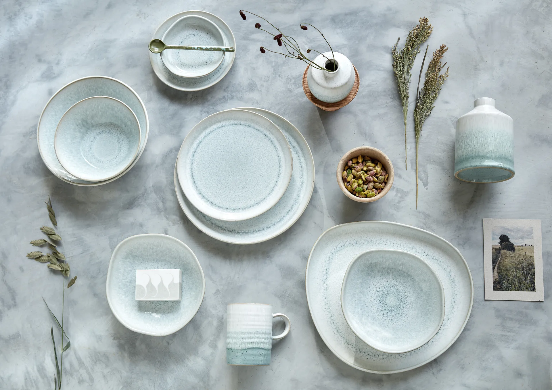 Kiln Green ontbijtkom 4-pack, Ø16,5 cm Denby