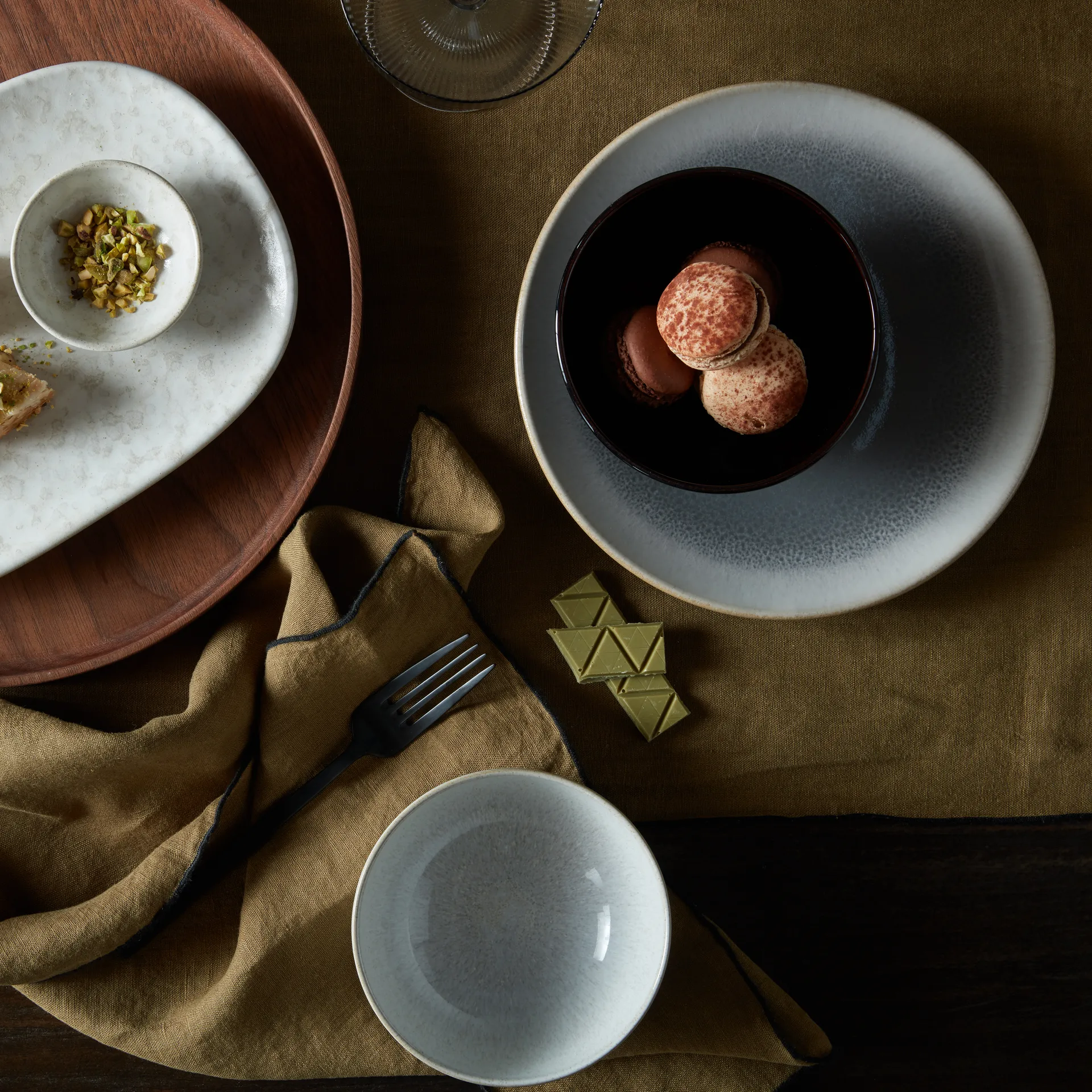 Modus Ombre pastabord 23 cm, Grijs Denby