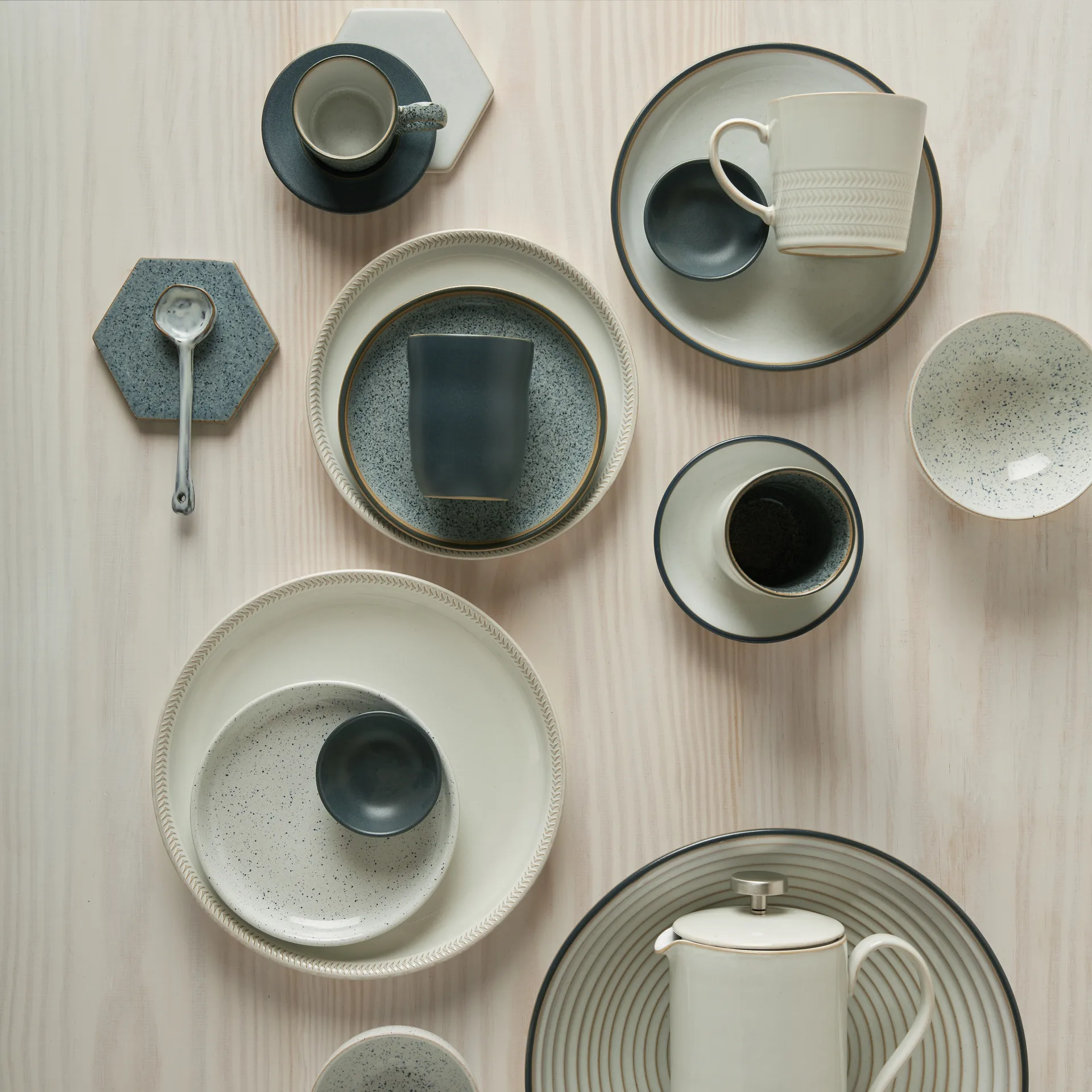 Natural Canvas coupe bord 26 cm, Textured Denby