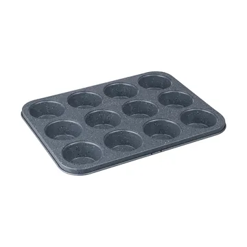 Quantanium Finish muffinvorm - Grijs, 12 stuks - Denby