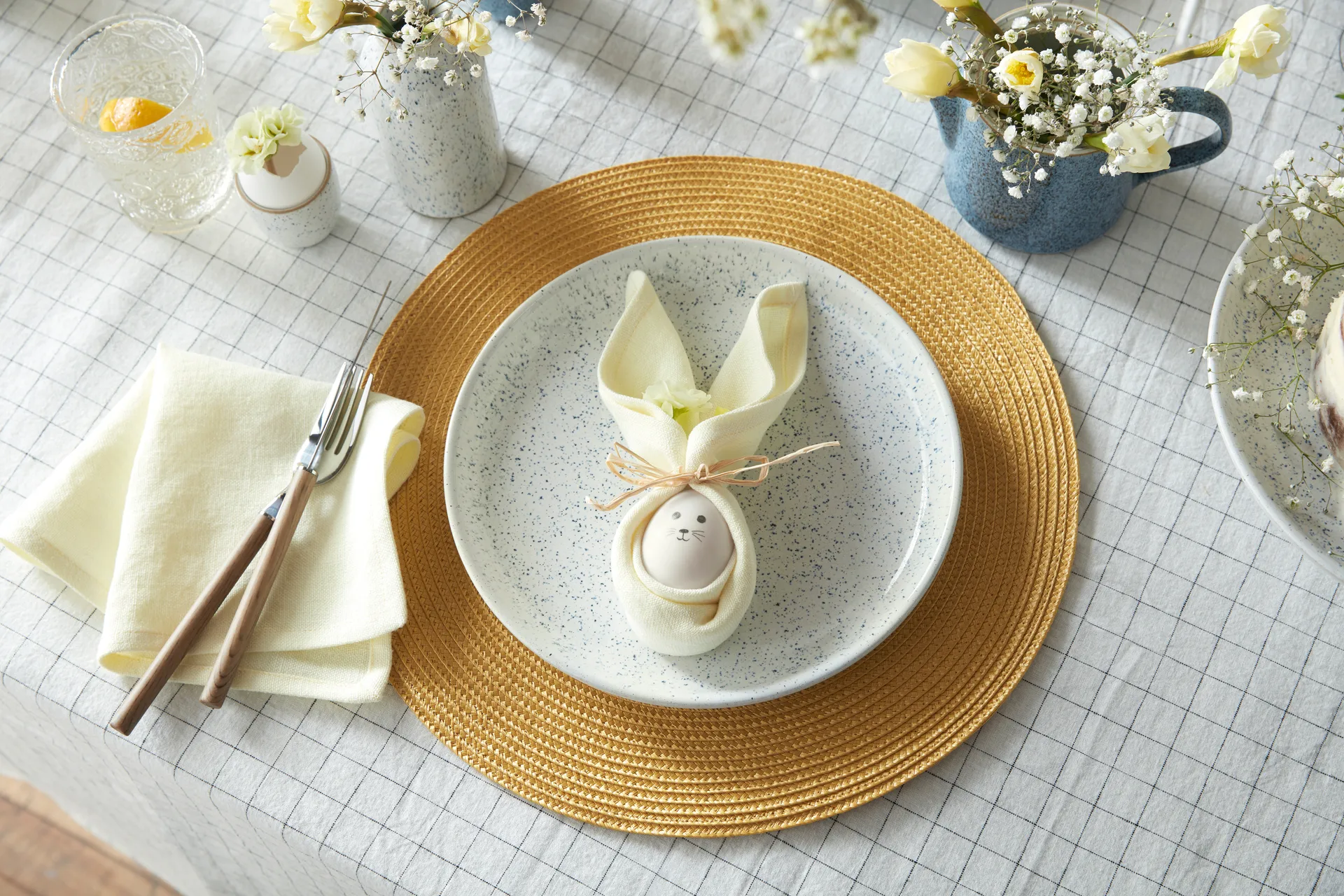 Studio Blue coupe bord 21 cm, Chalk Denby