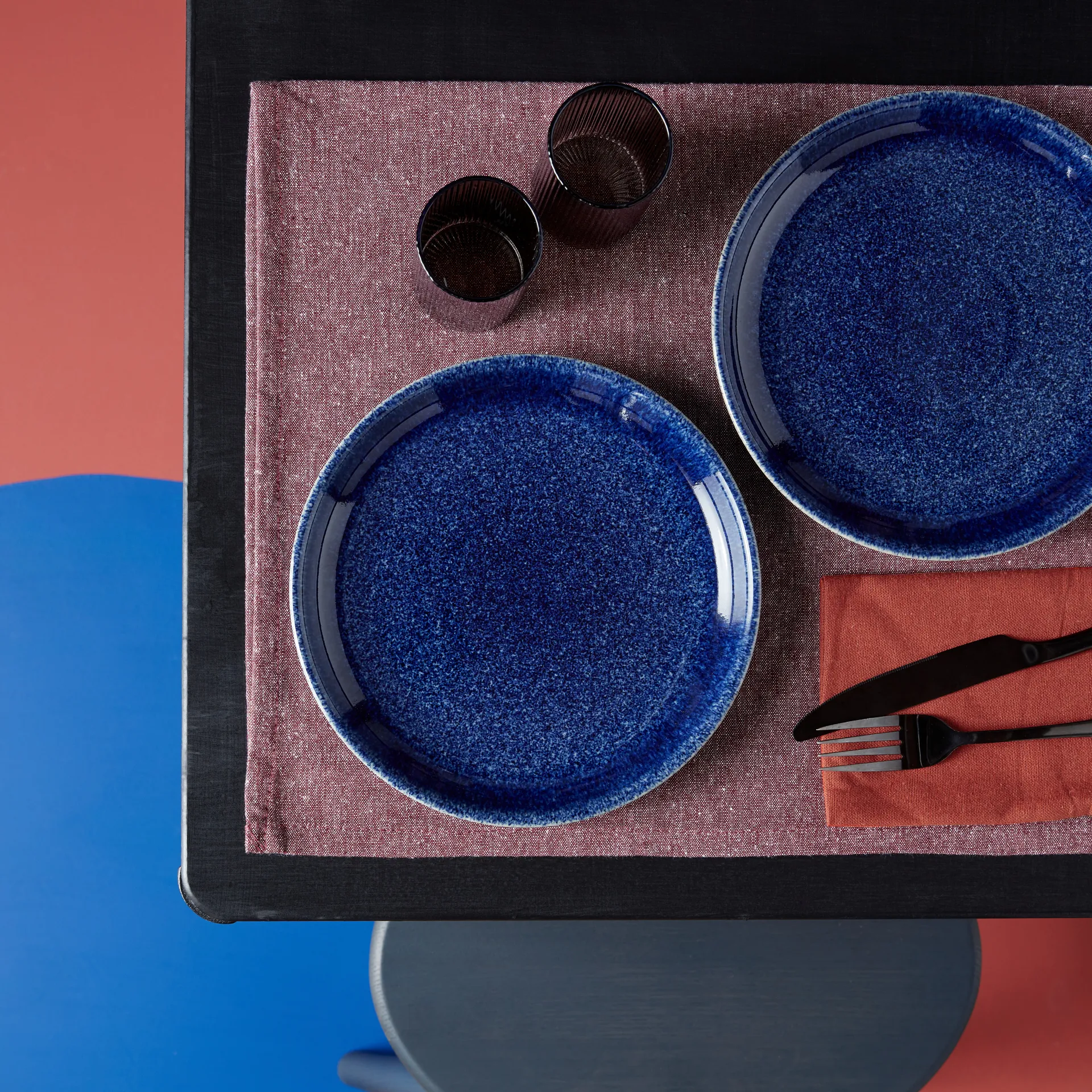 Studio Blue coupe bord 26 cm, Cobalt Denby
