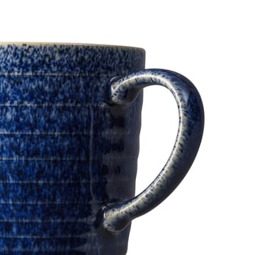 Studio Blue geribbelde beker 40 cl - Cobalt-pebble - Denby