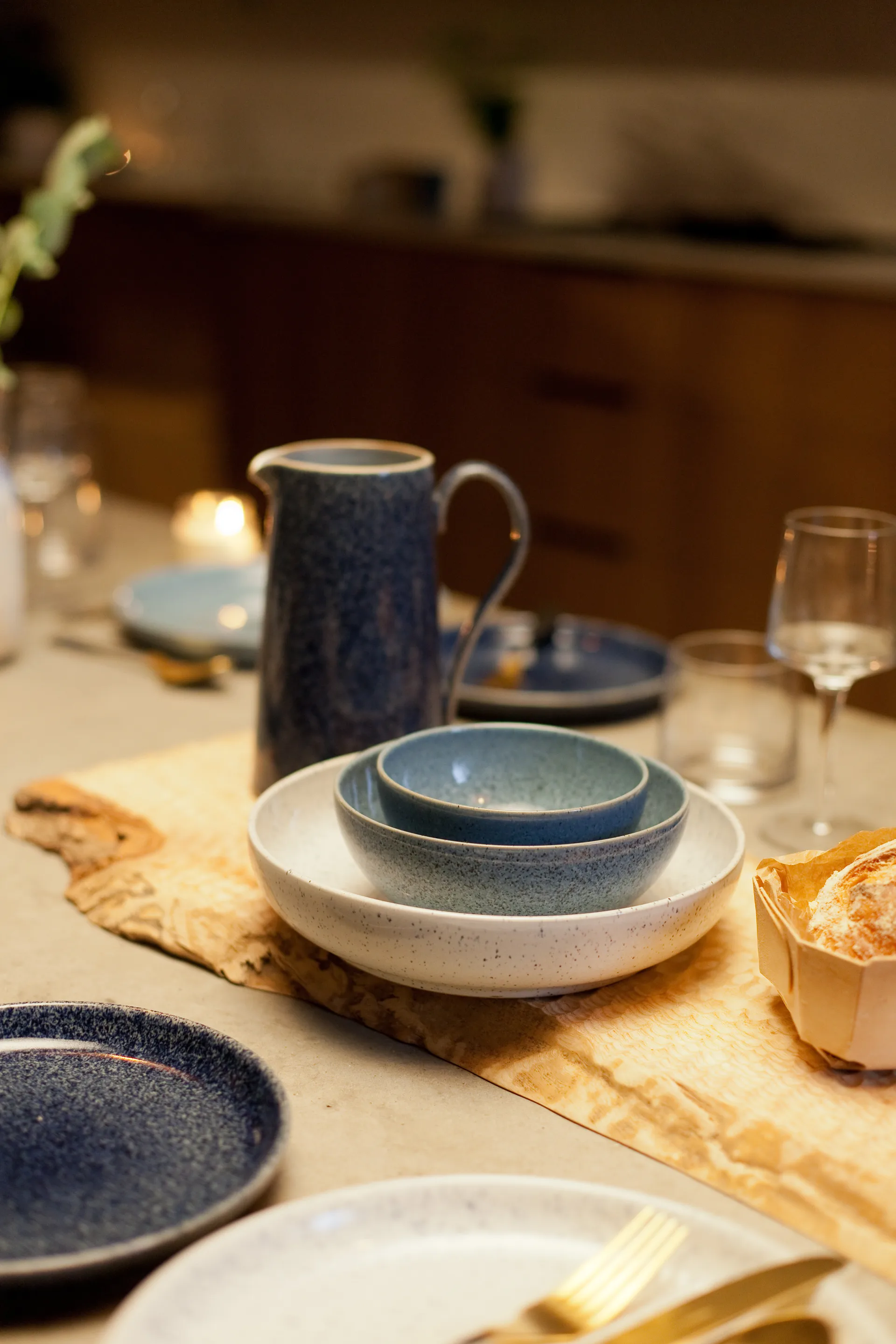 Studio Blue kom 20,5 cm, Pebble Denby