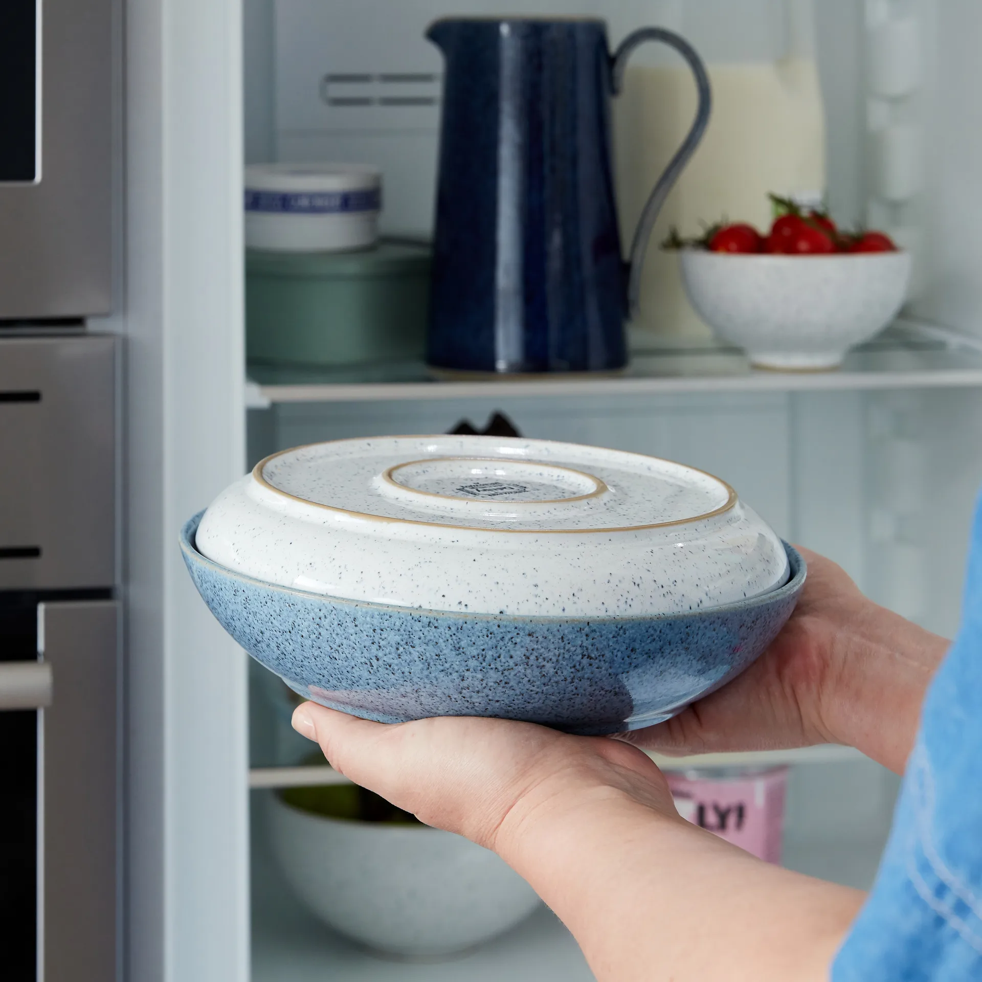 Studio Blue pastabord 22 cm, Flint Denby