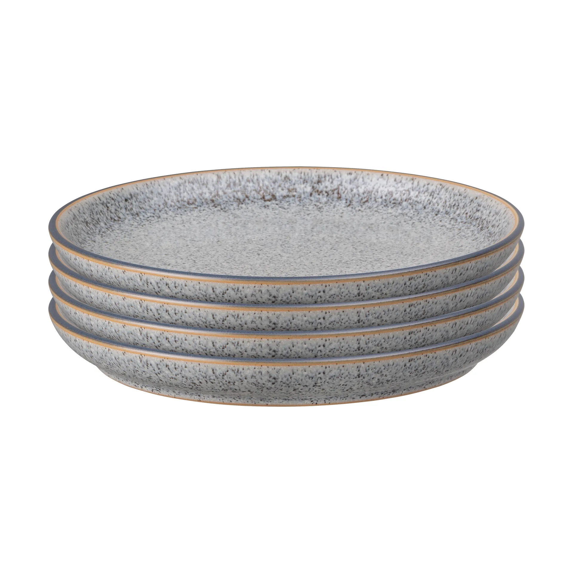 Studio Grey bord 21 cm 4-pack, Graniet Denby