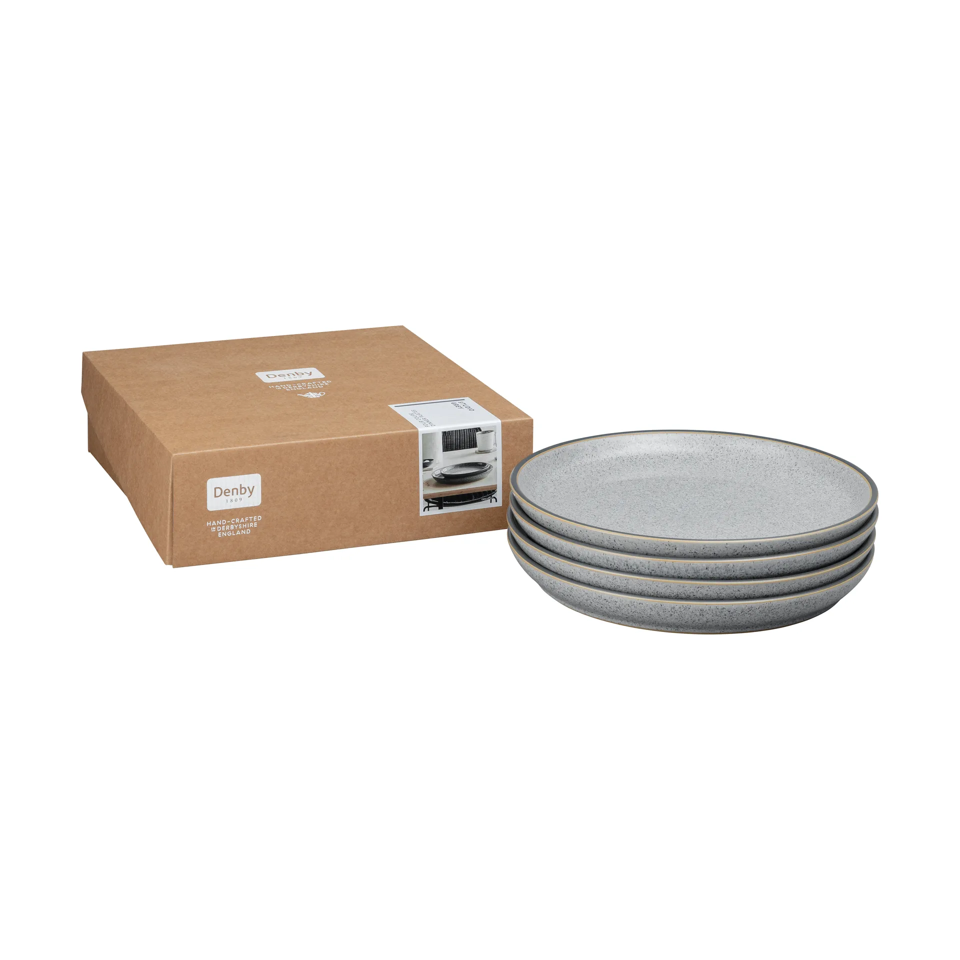 Studio Grey coupe bord 26 cm 4-pack, Granite Denby