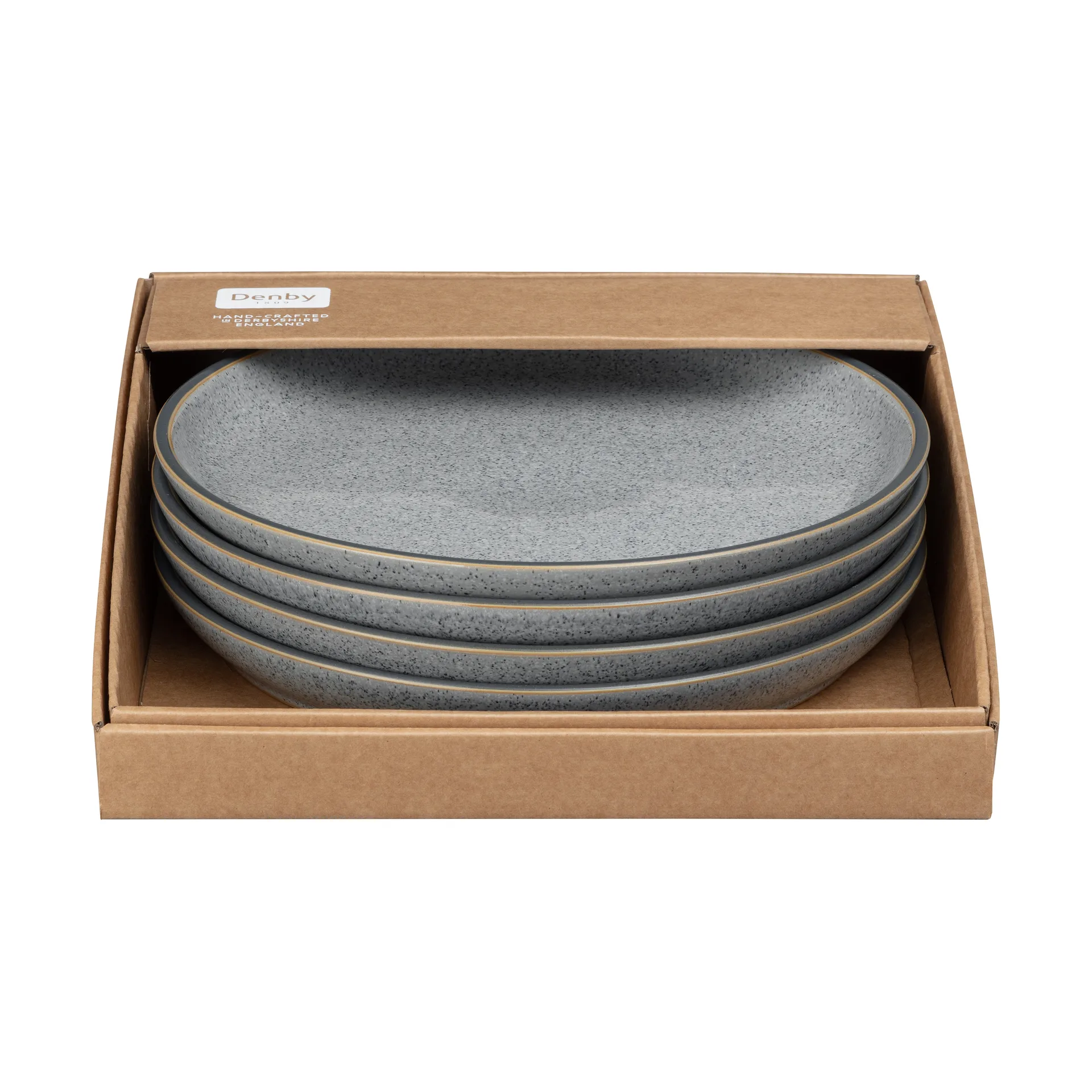 Studio Grey coupe bord 26 cm 4-pack, Granite Denby