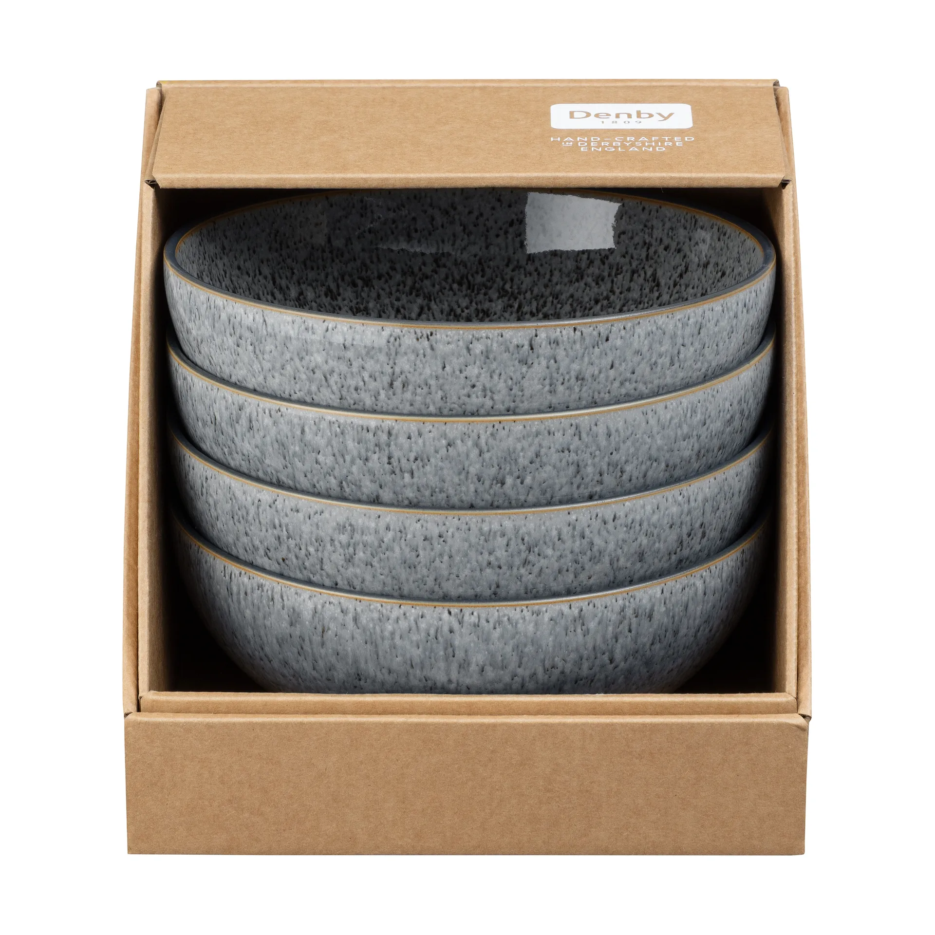 Studio Grey coupe mueslikom 17 cm 4-pack, Granite Denby