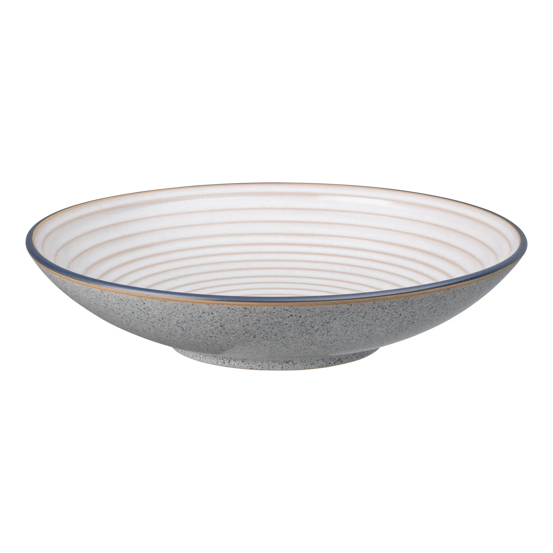 Studio Grey geribbelde kom 31 cm, Granite Denby