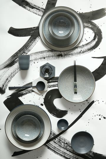 Studio Grey geribbelde kom 31 cm - Granite - Denby