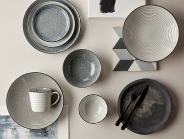 Studio Grey geribbelde kom 31 cm - Granite - Denby