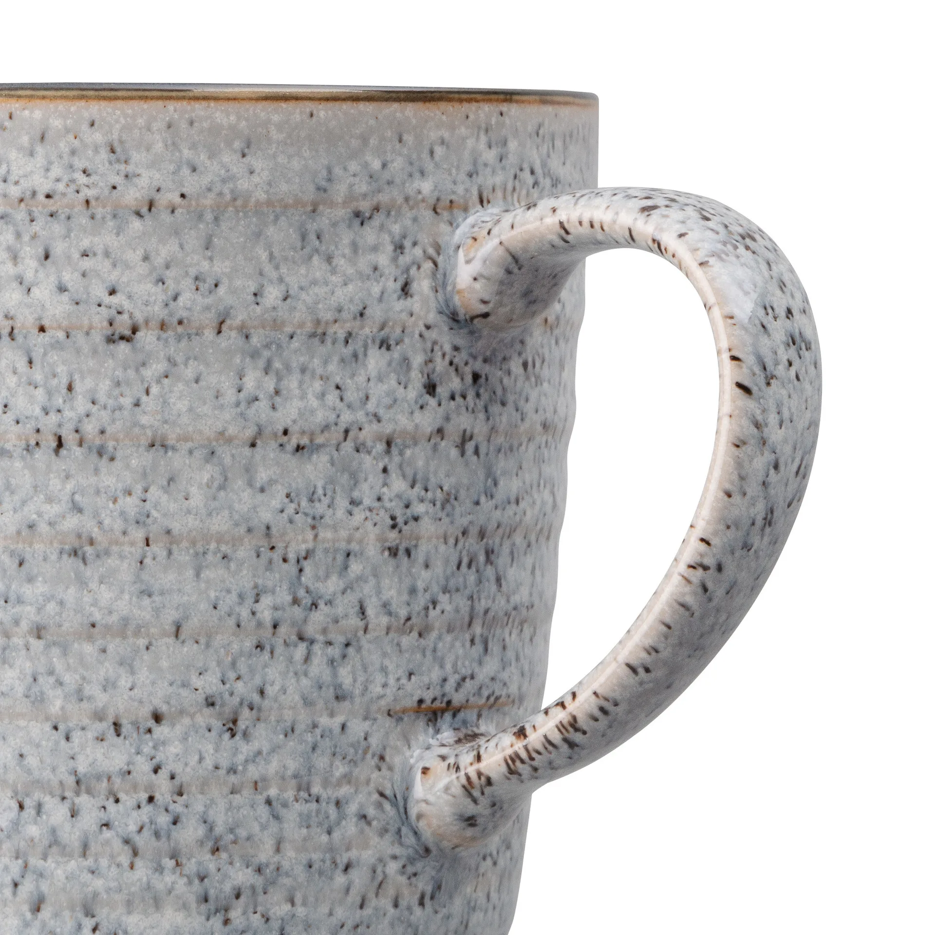 Studio Grey geribbelde mok 40 cl, Granite Denby