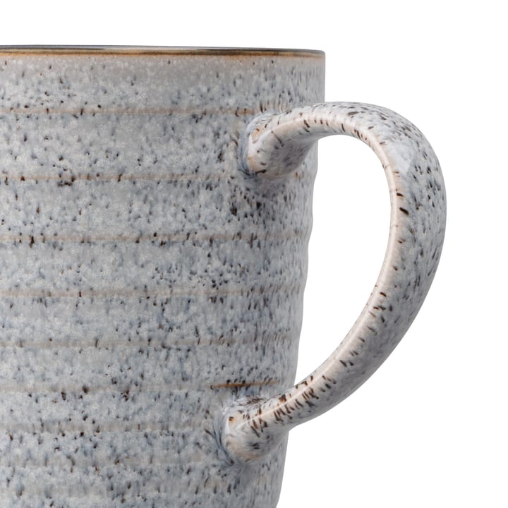 Studio Grey geribbelde mok 40 cl, Granite Denby